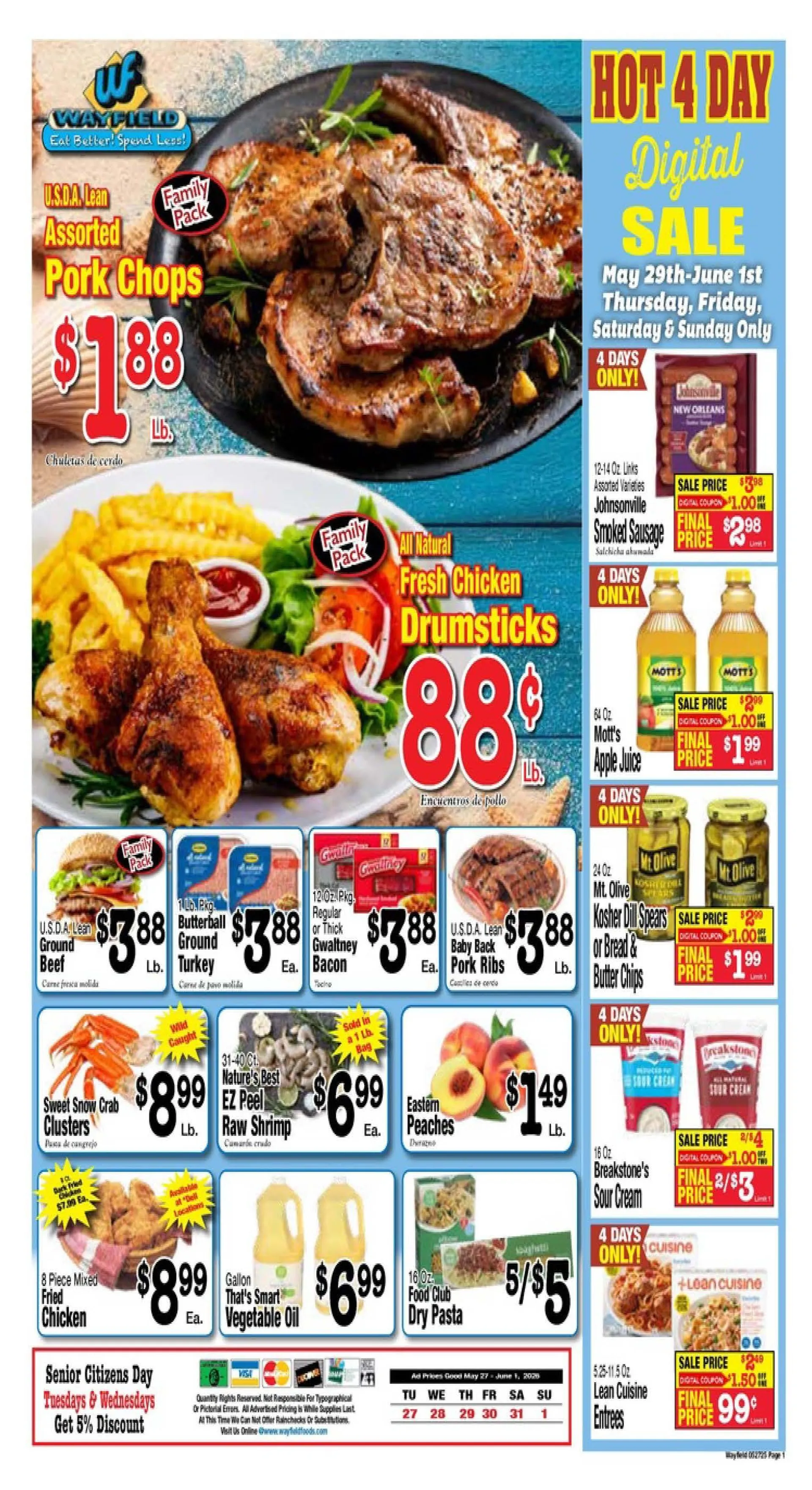 Weekly ad Wayfield Sales from May 27 to June 2 2025 - Page 1