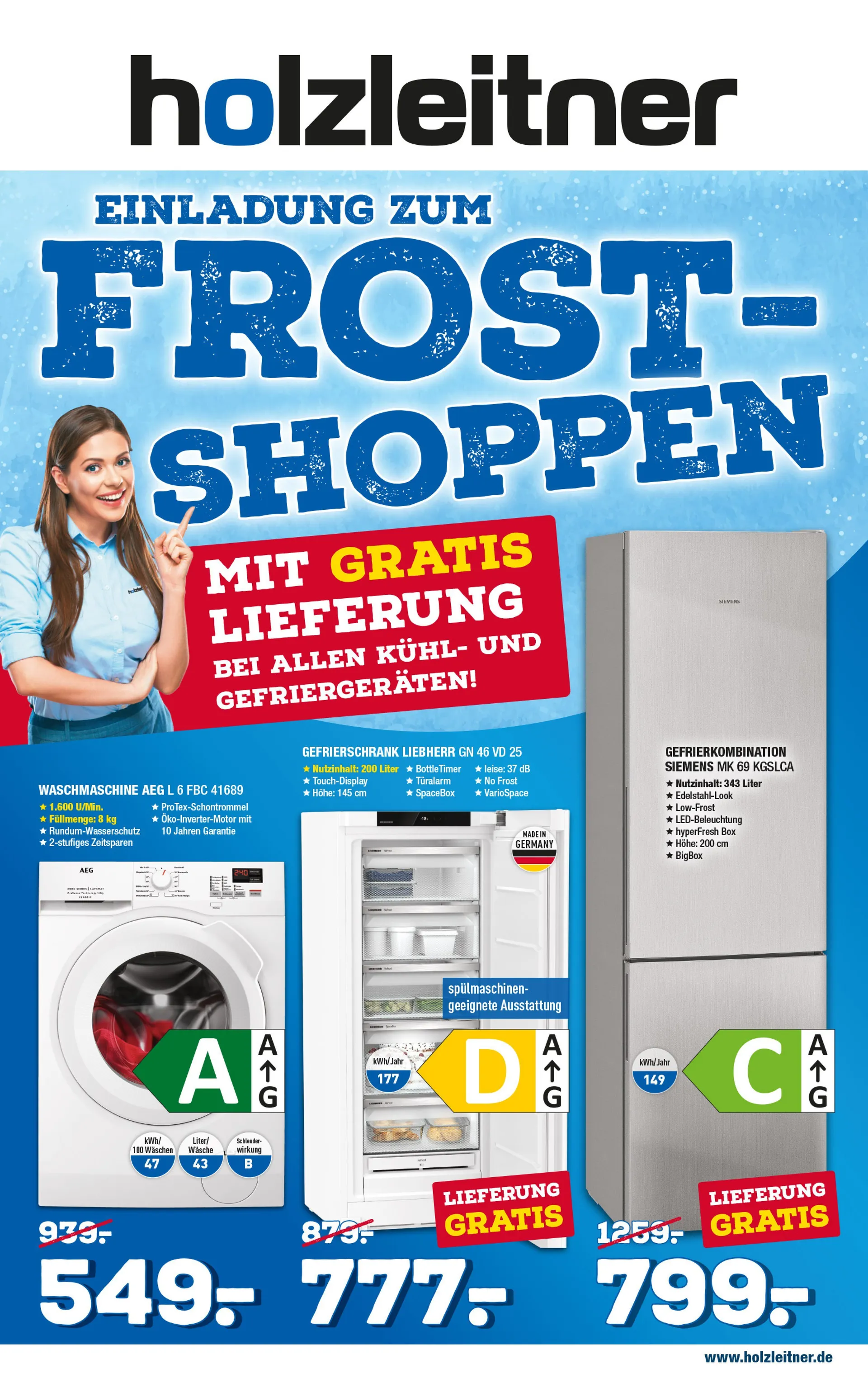 Holzleitner Angebote von 8. August bis 29. August 2025 - Prospekt seite 1