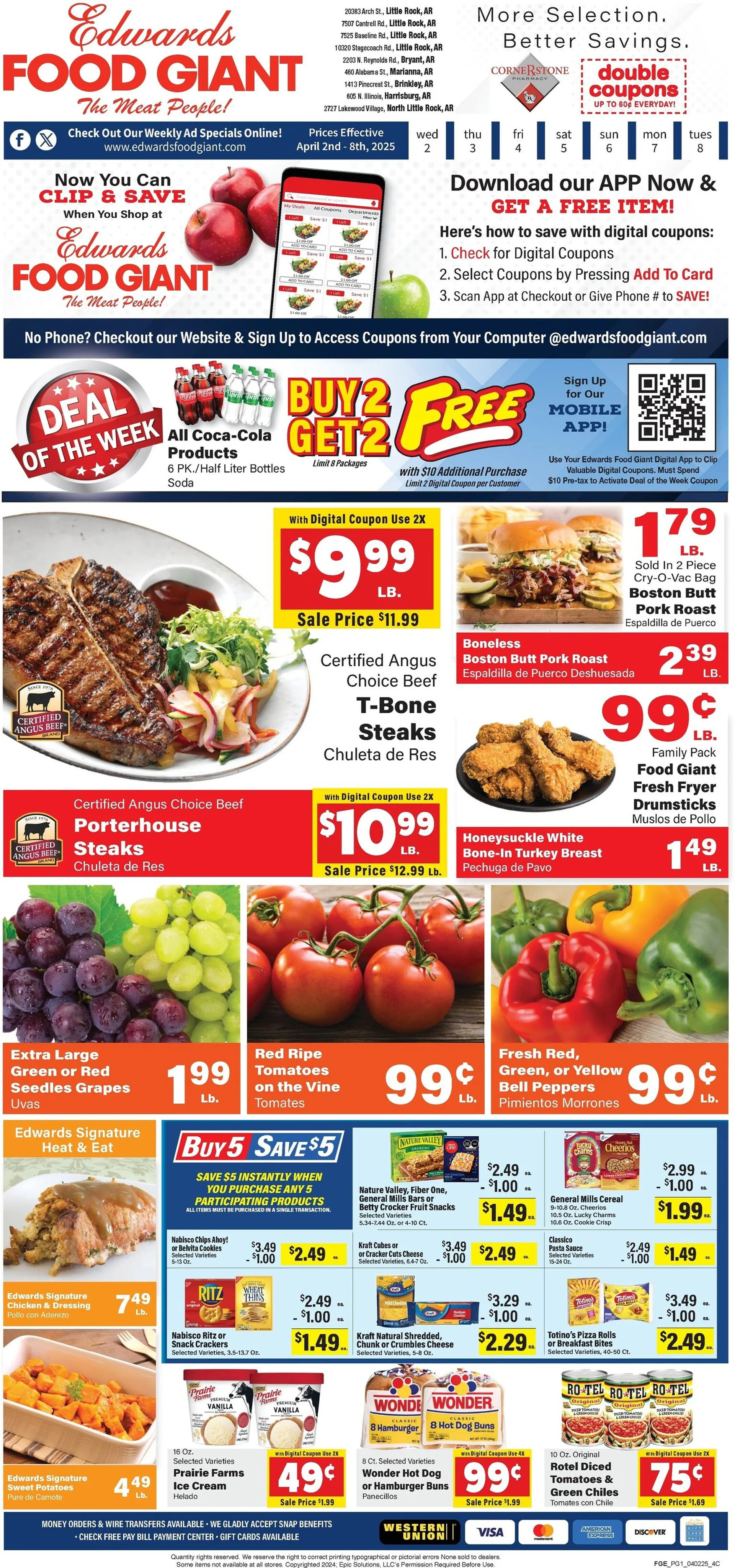 Weekly ad Edwards Food Giant Sales from April 2 to April 8 2025 - Page 