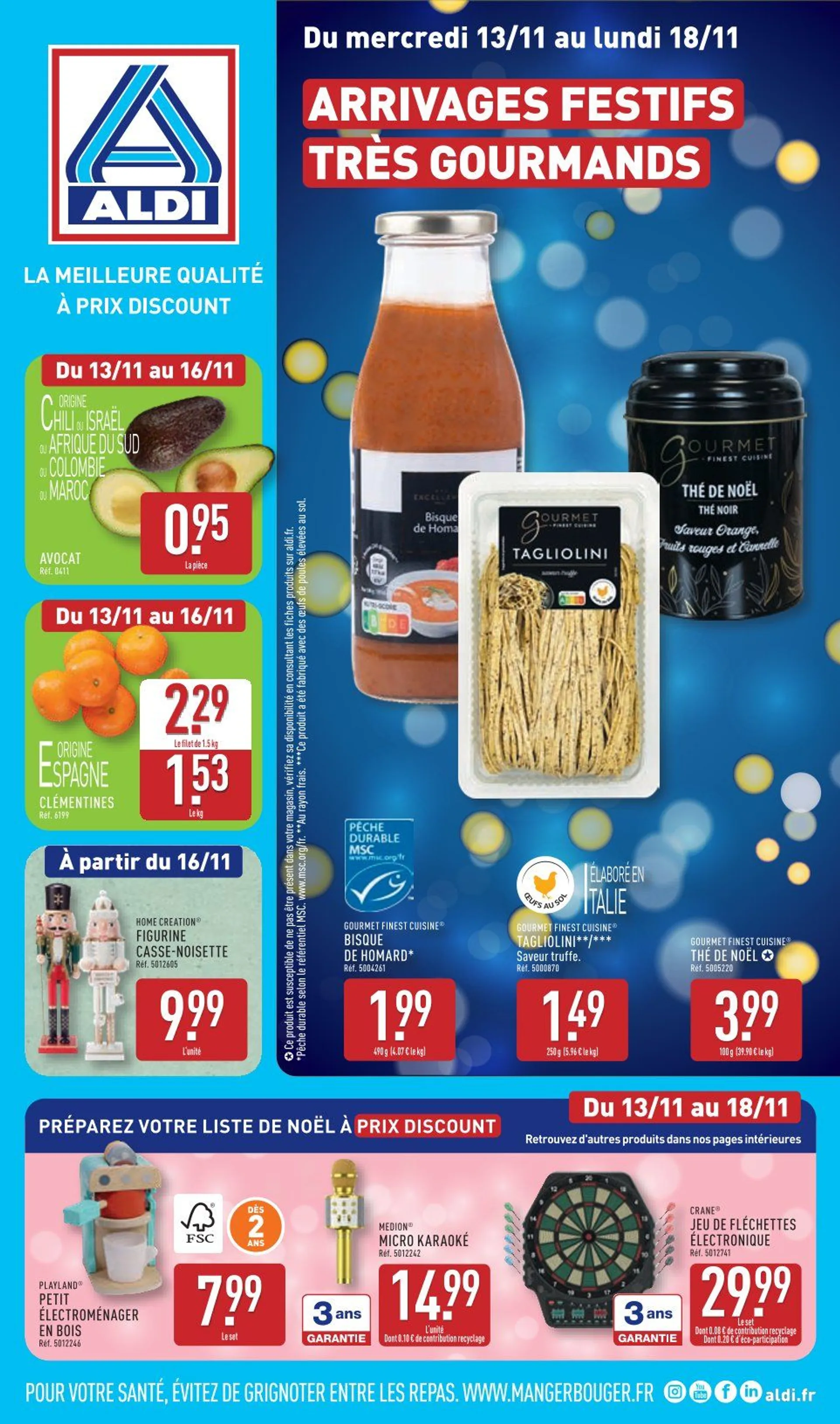 ALDI Brochures Offres du 13 novembre au 18 novembre 2024 - Catalogue page 