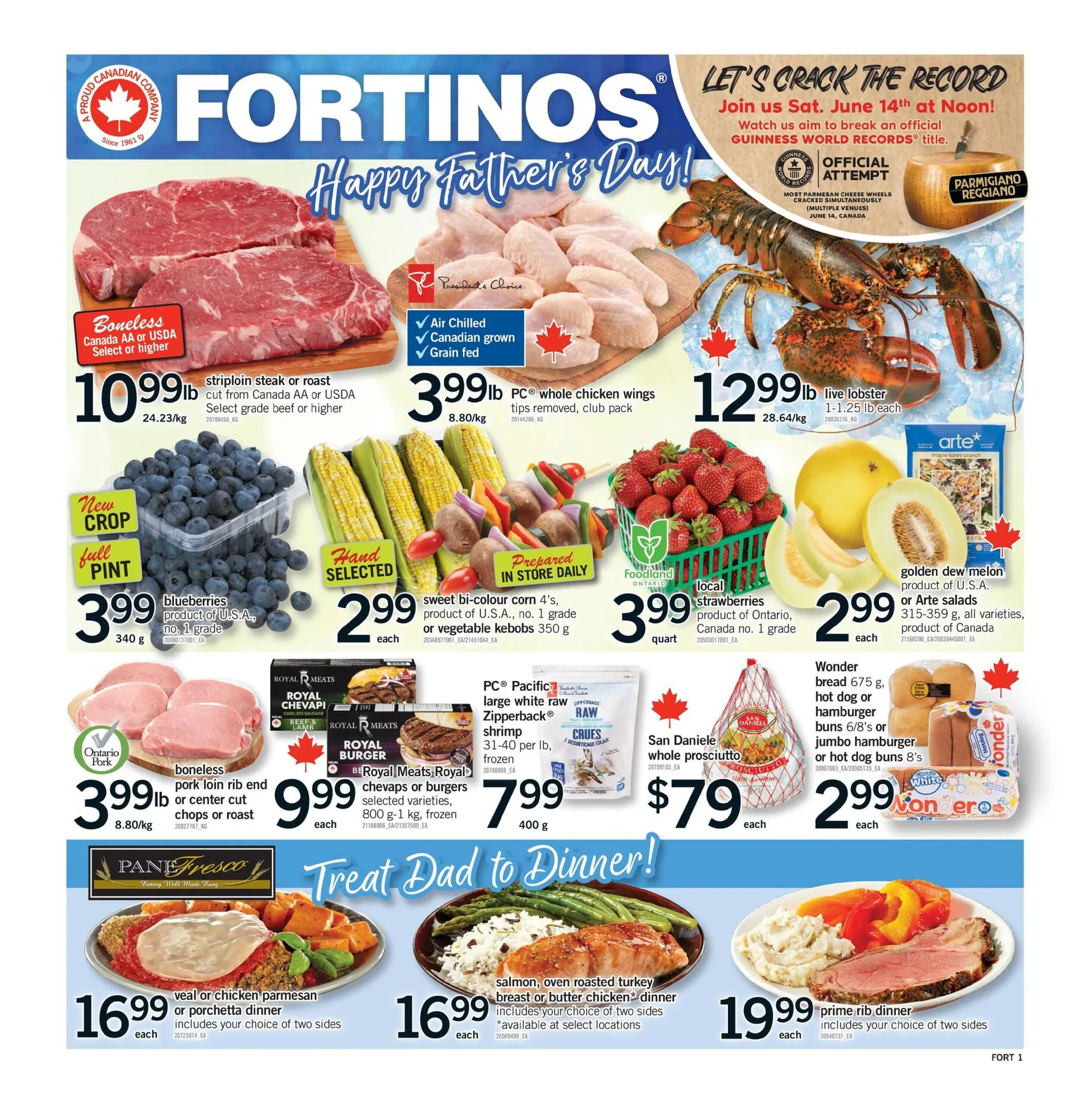 Fortinos Deals from June 12 to June 18 2025 - flyer page 1