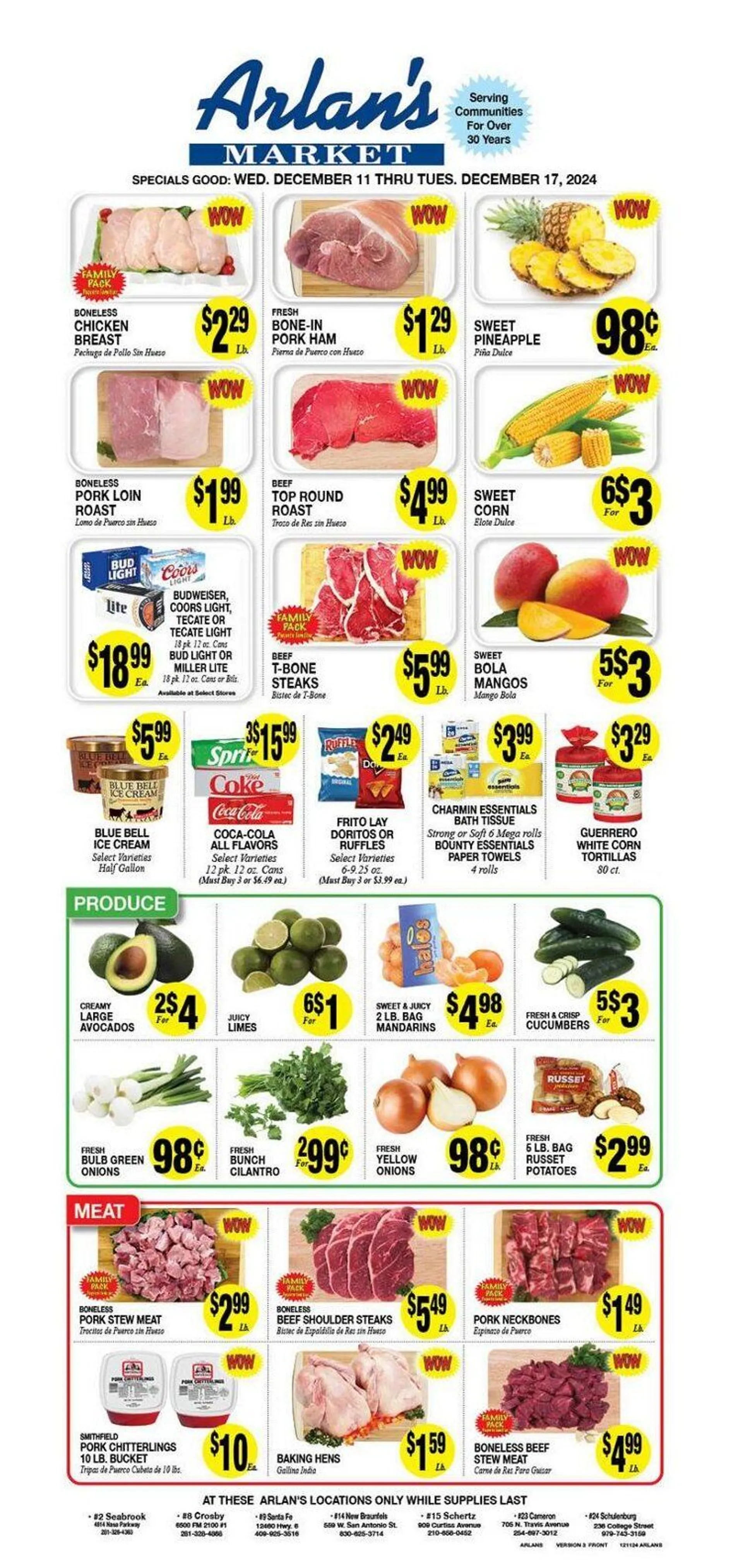 Weekly ad Arlan's Market Weekly Ad from December 11 to December 17 2024 - Page 