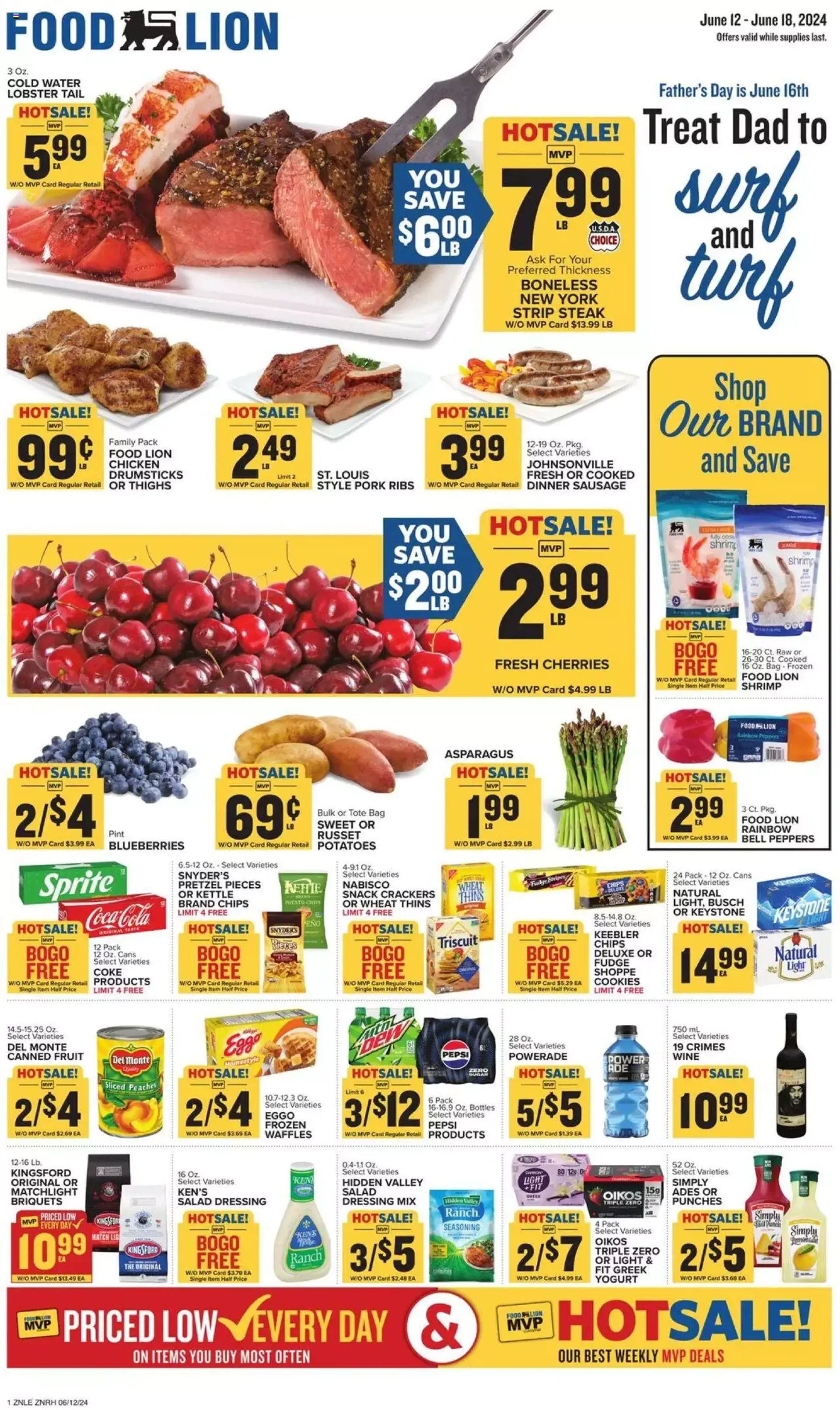 Weekly ad Food Lion - Weekly Ad  from June 12 to June 18 2024 - Page 