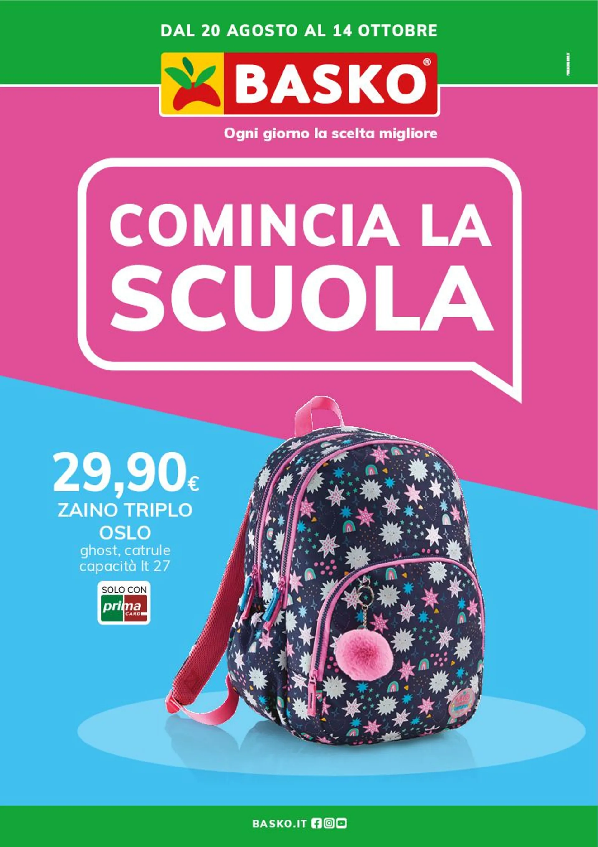 Comincia la scuola da 30 agosto a 14 ottobre di 2024 - Pagina del volantino 