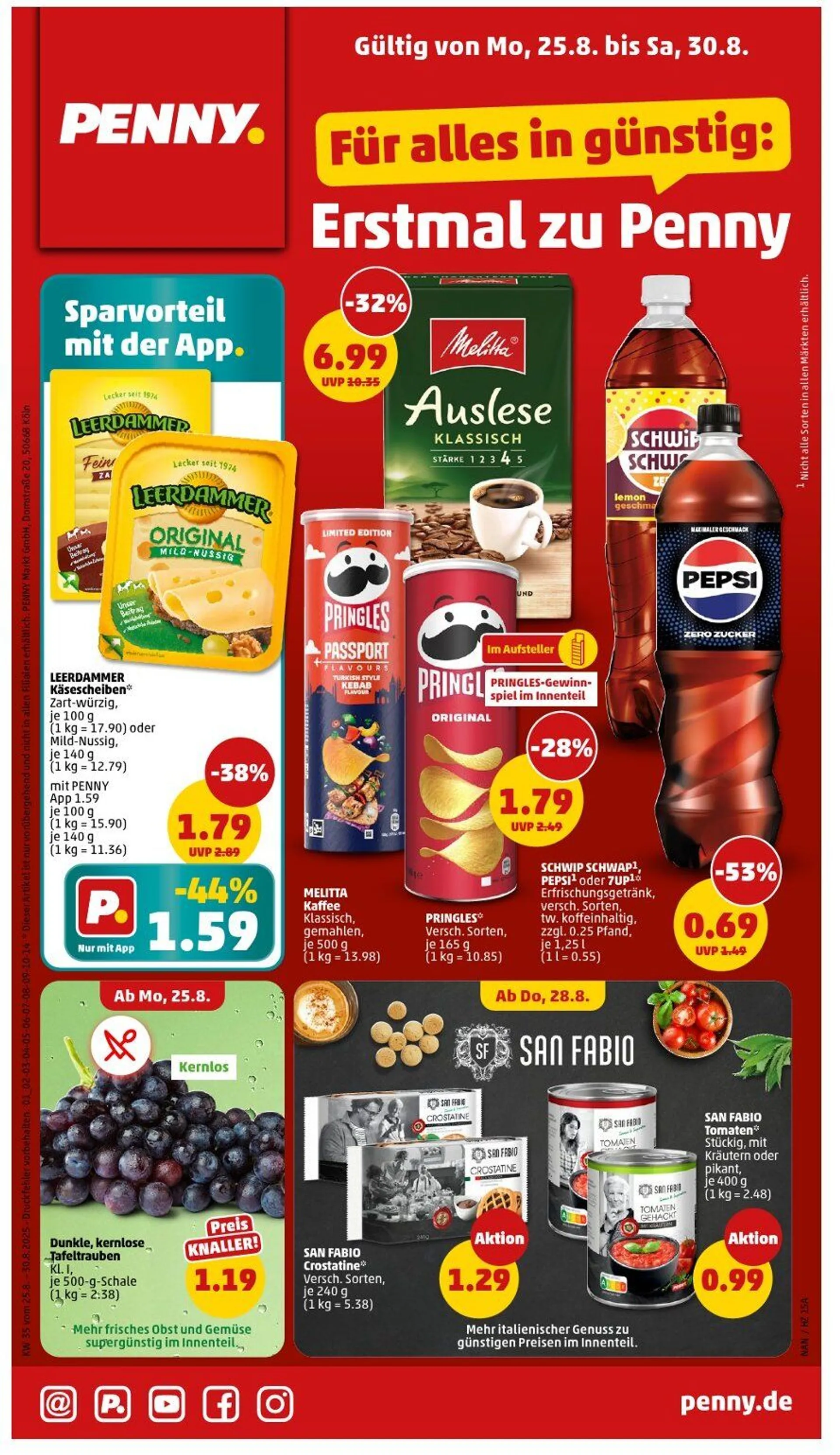 Rabatte von 25. August bis 30. August 2025 - Prospekt seite 1