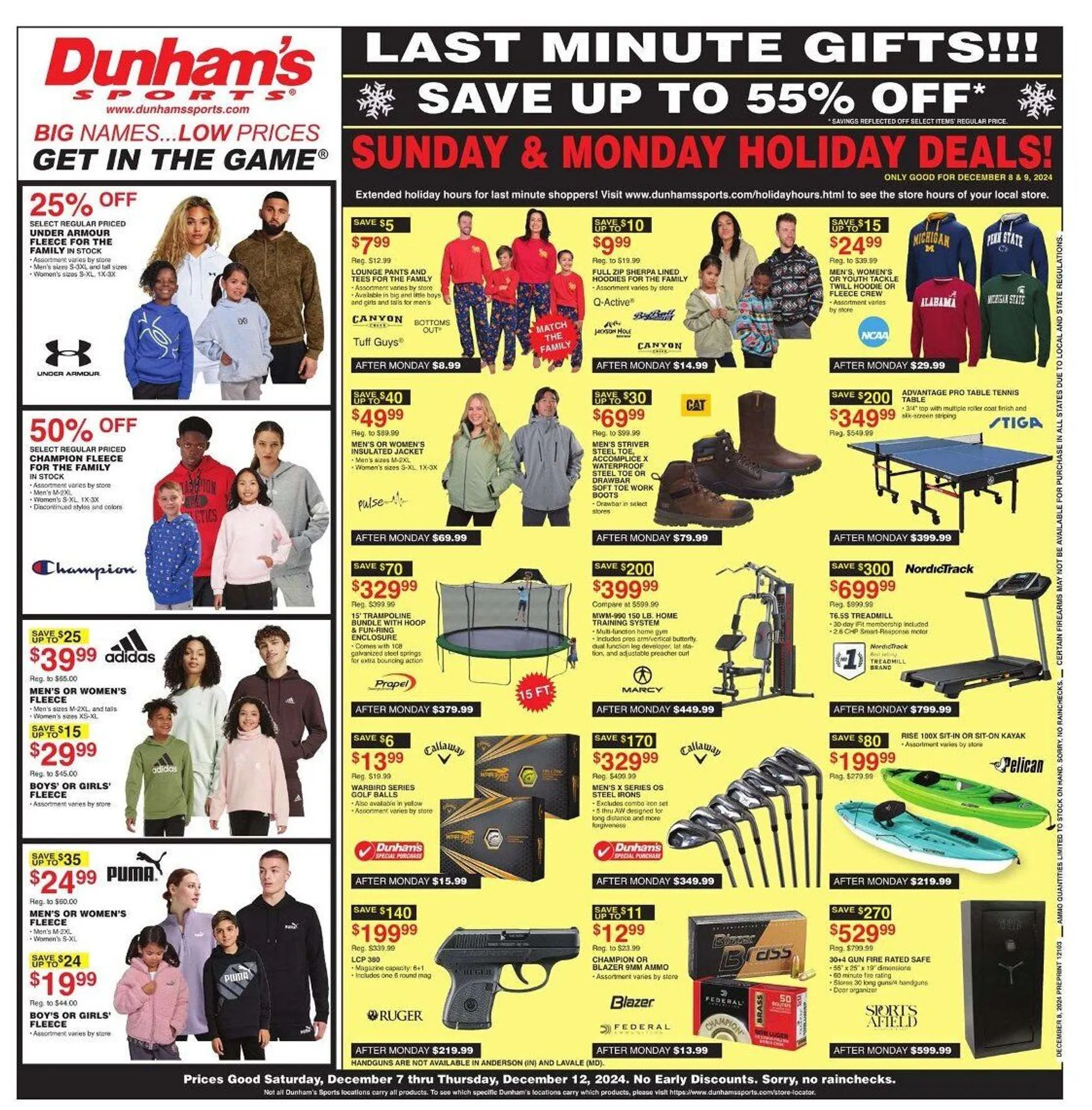 Weekly ad Dunham's Sports Weekly Ad from December 7 to December 12 2024 - Page 