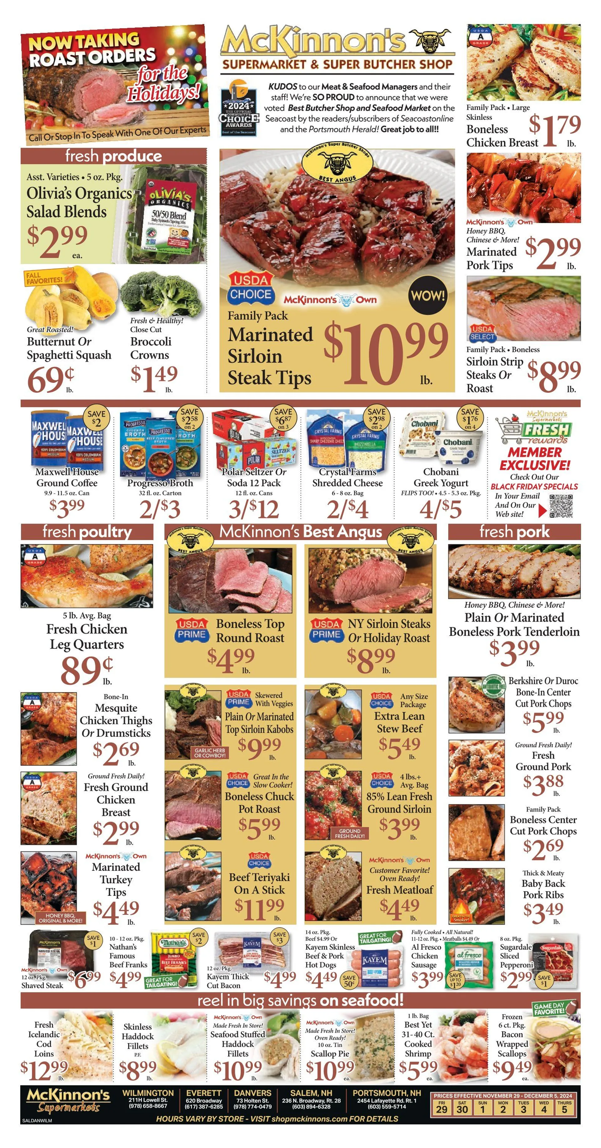 Weekly ad McKinnon's Supermarkets Weekly Ad from November 29 to December 5 2024 - Page 