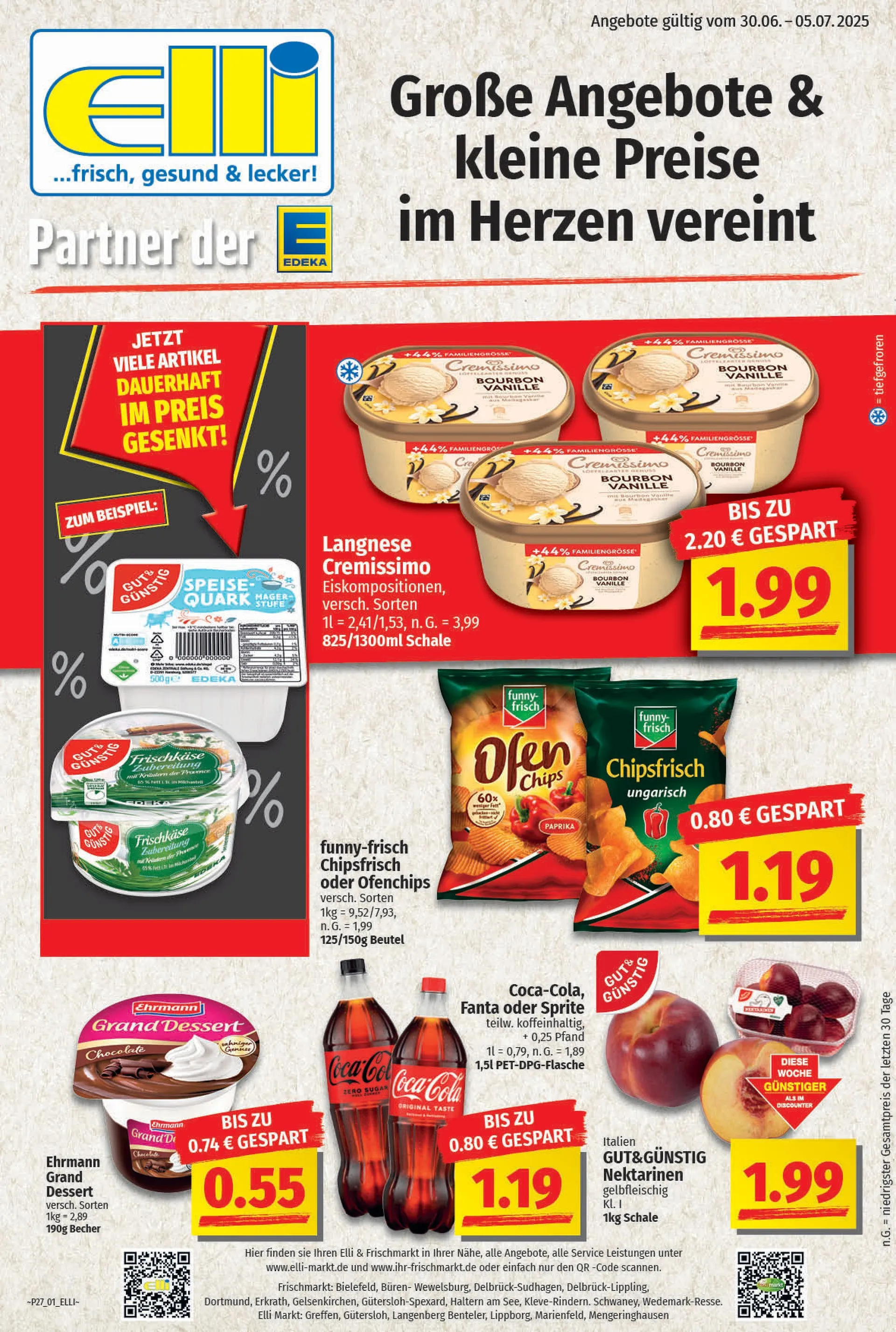 Elli Markt Prospekt von 27. Juni bis 5. Juli 2025 - Prospekt seite 1