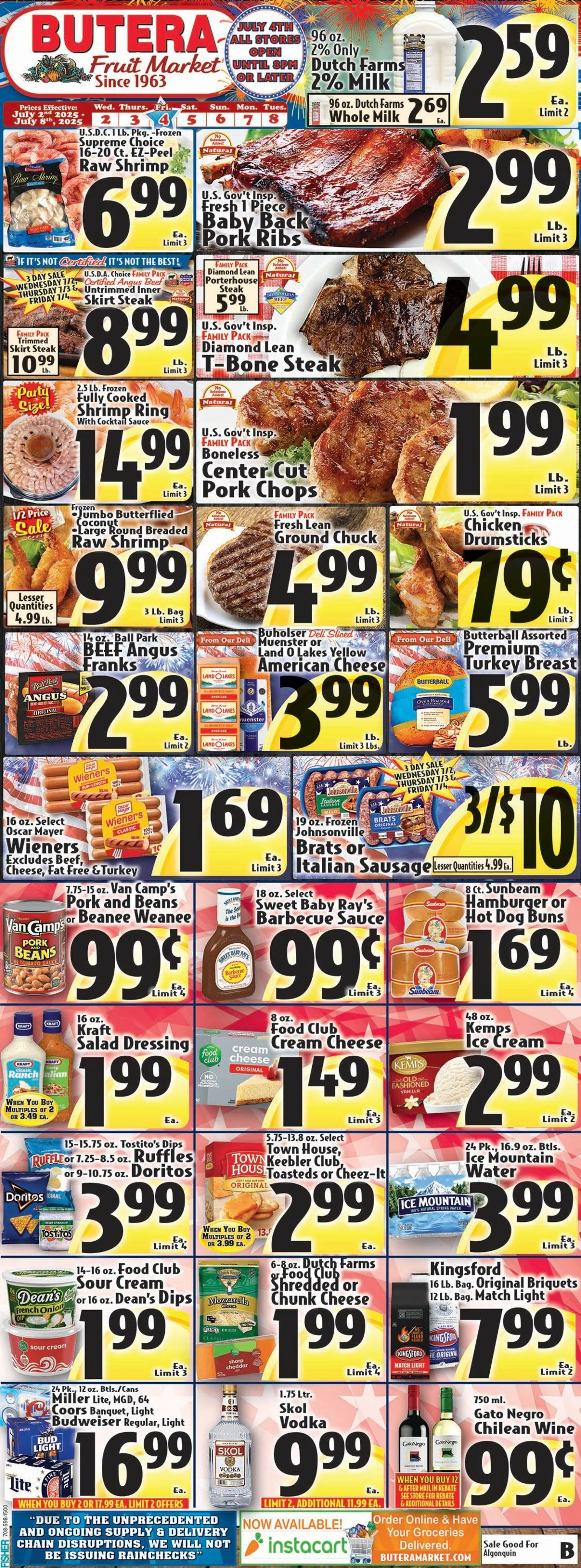 Weekly ad Butera Sales from July 2 to July 8 2025 - Page 1
