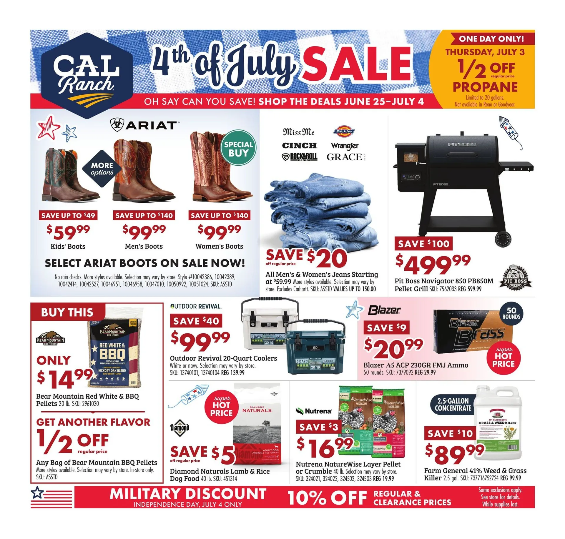 Weekly ad C-A-L Ranch Stores weekly ads from June 25 to July 4 2025 - Page 1