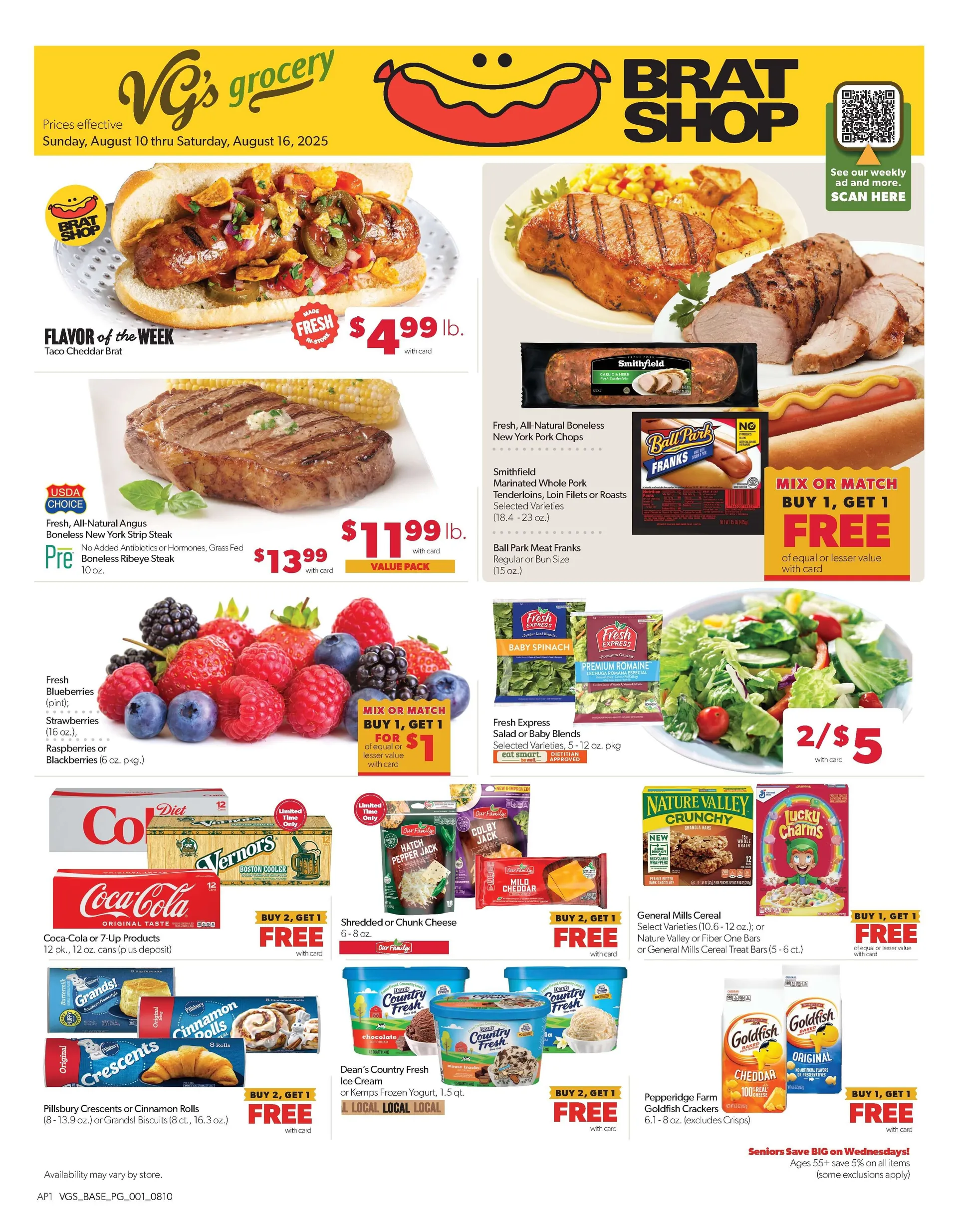 Weekly ad VG's lSales from August 10 to August 16 2025 - Page 1