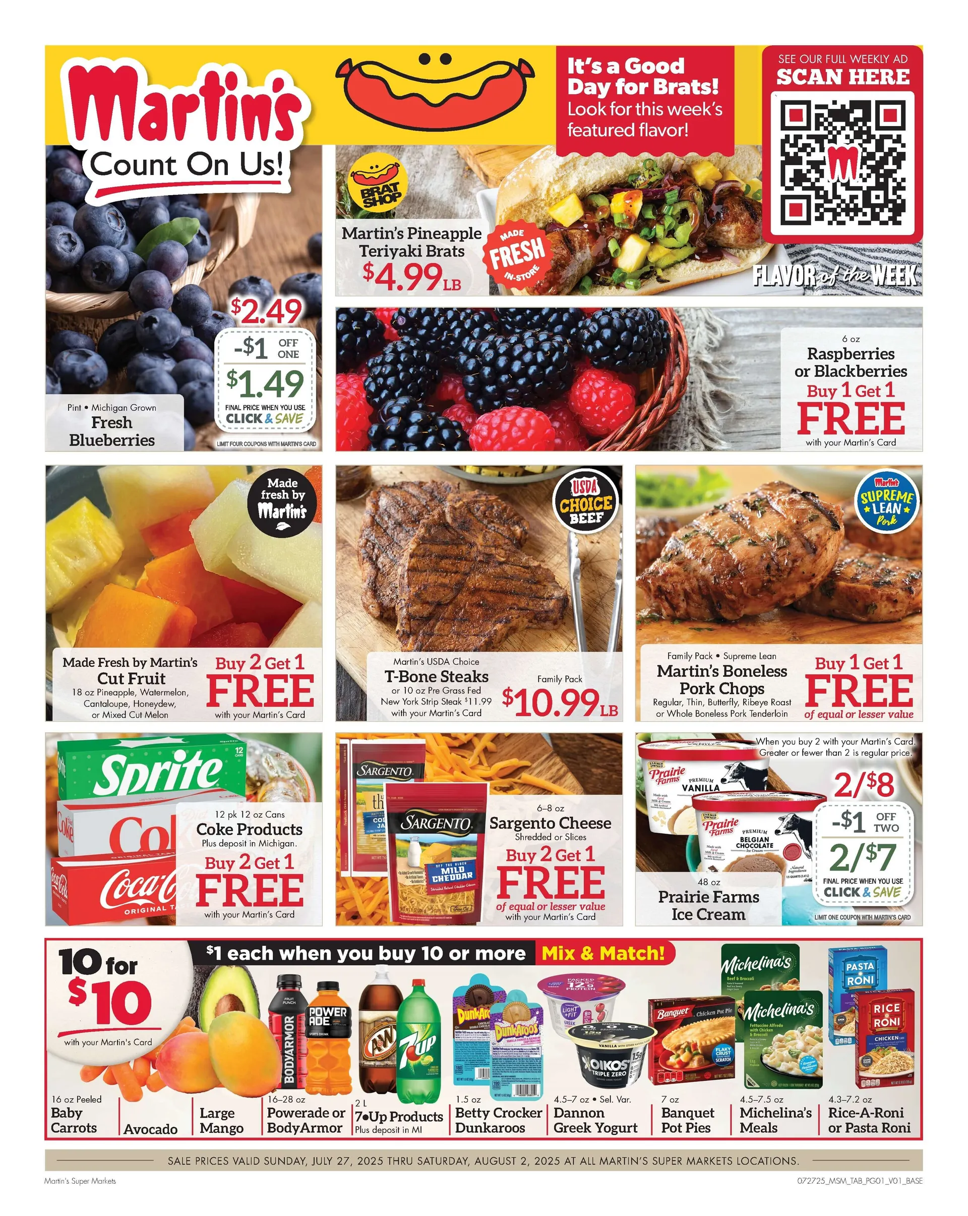 Weekly ad Martin’s weekly ads from July 27 to August 2 2025 - Page 1