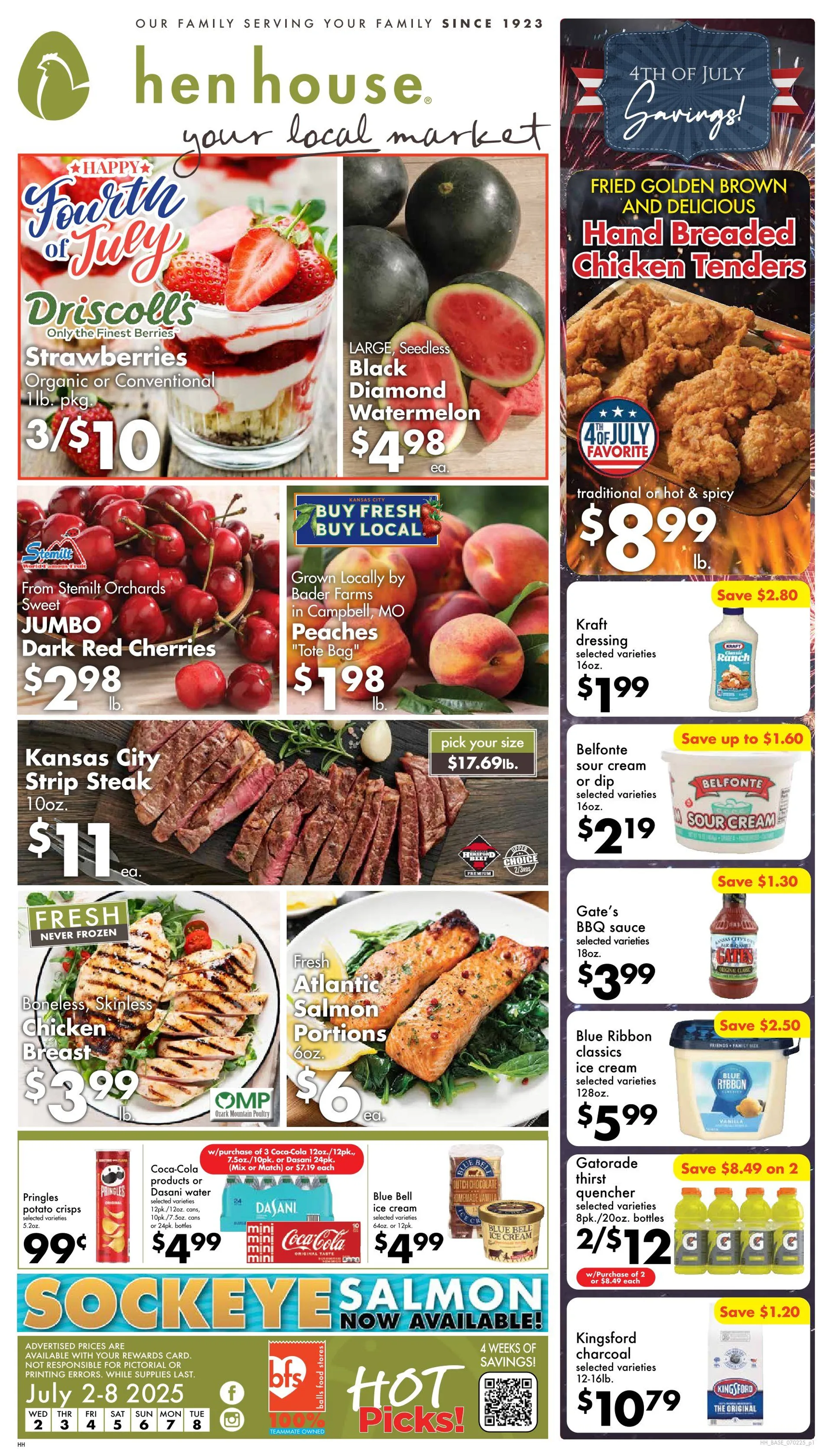 Weekly ad Hen House Sales from July 2 to July 8 2025 - Page 1