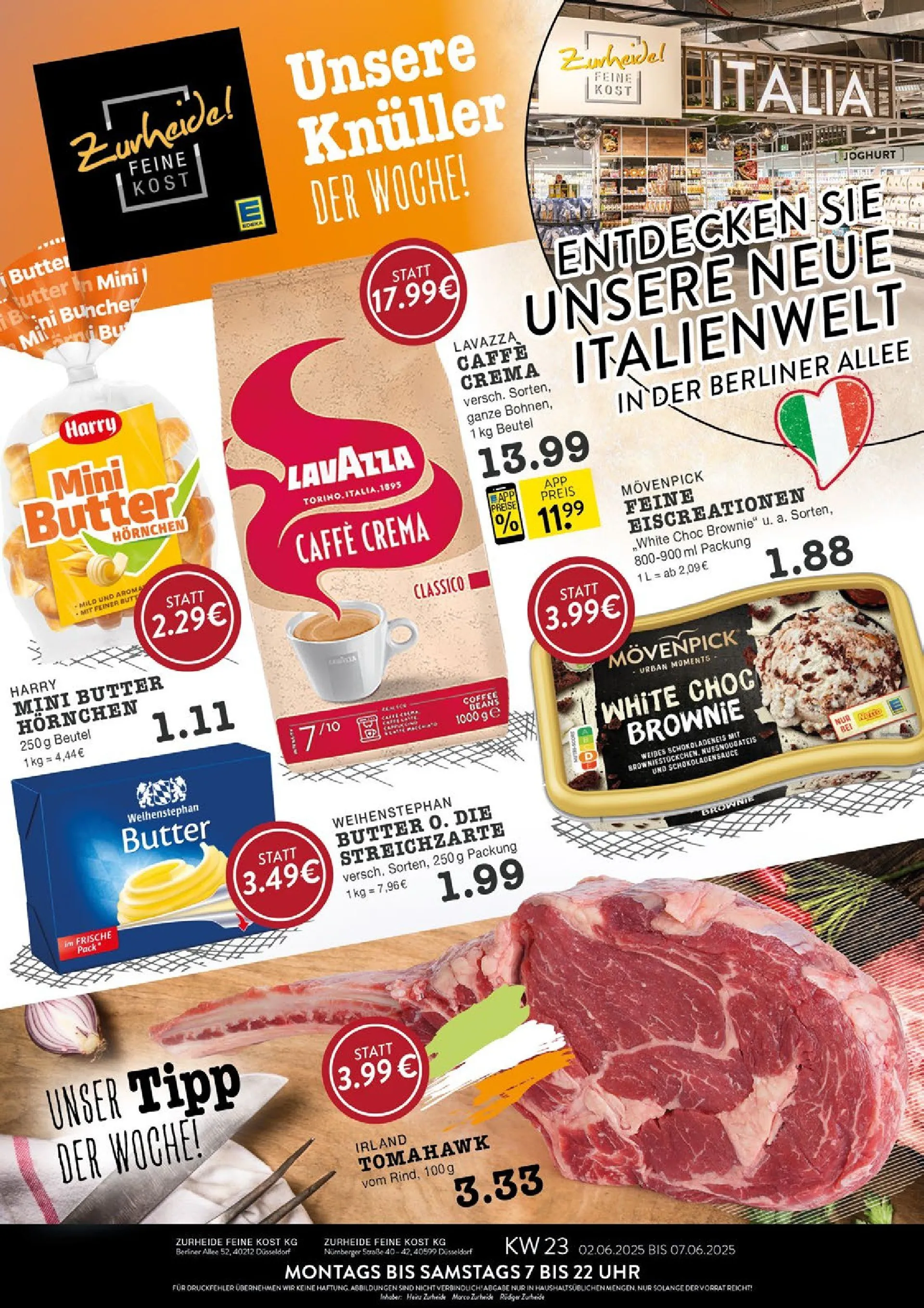 Edeka Prospekt von 2. Juni bis 7. Juni 2025 - Prospekt seite 1
