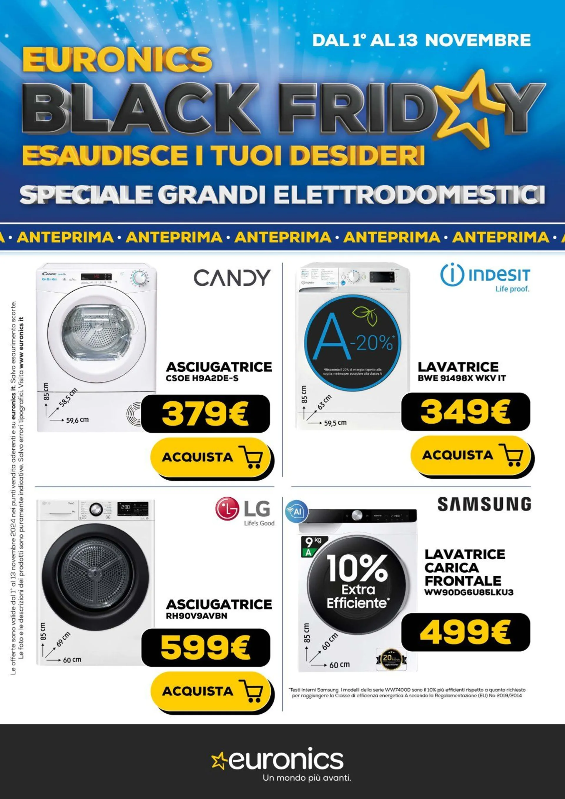 Euronics Brochure Offerte da 1 novembre a 13 novembre di 2024 - Pagina del volantino 