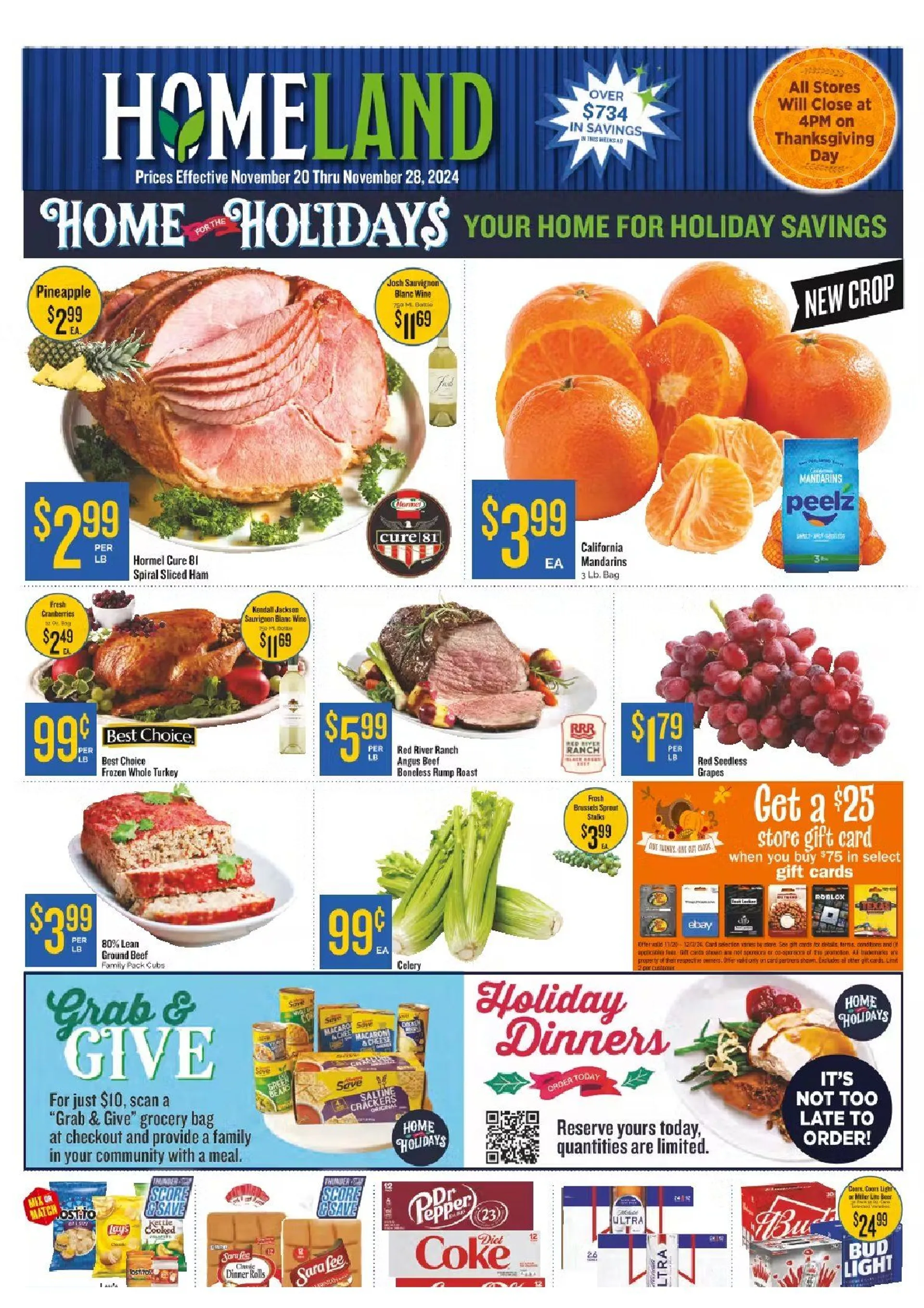 Weekly ad Black Friday deals at Homeland from November 22 to November 29 2024 - Page 