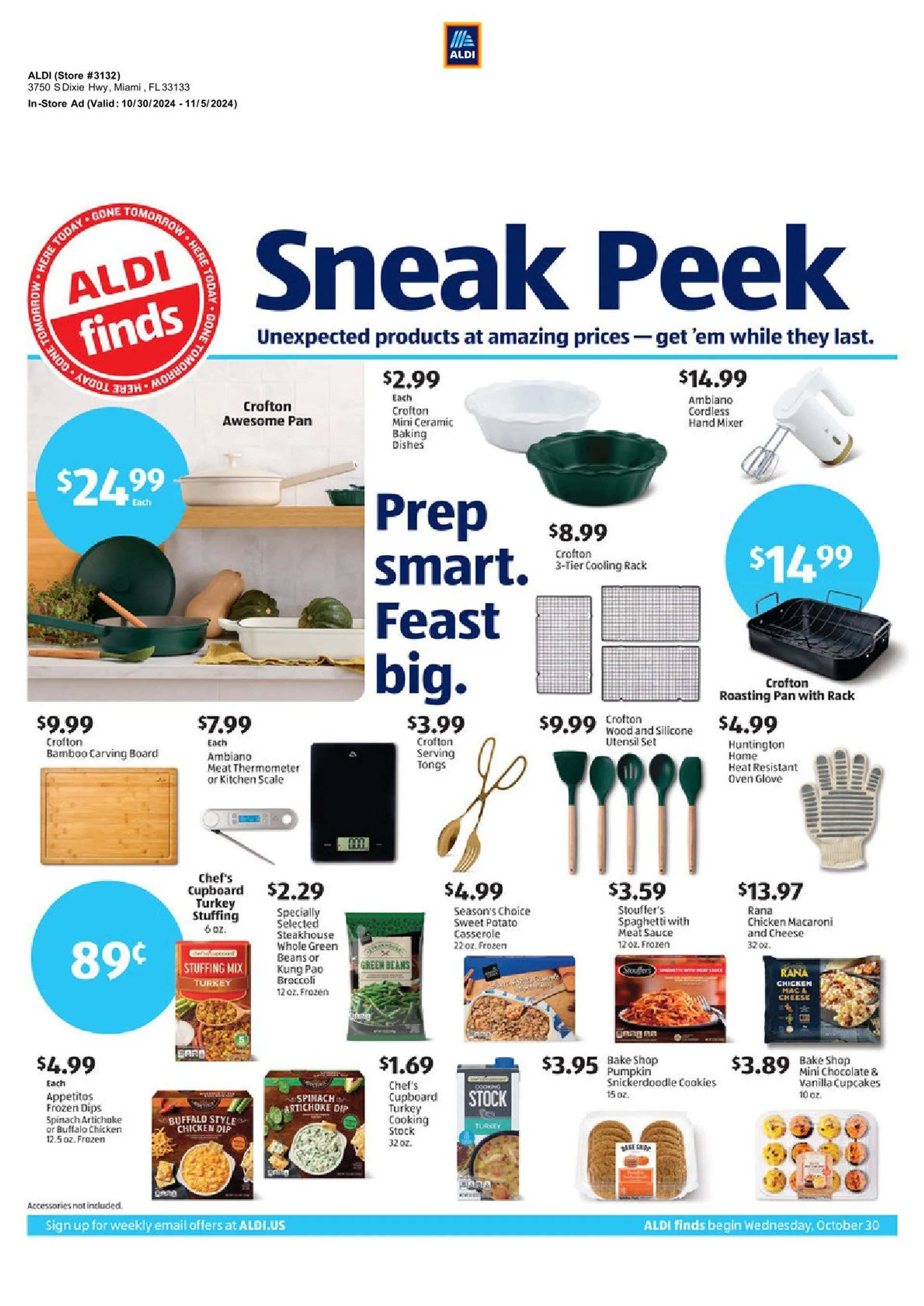 Weekly ad ALDI Weekly Ad from October 30 to November 5 2024 - Page 1