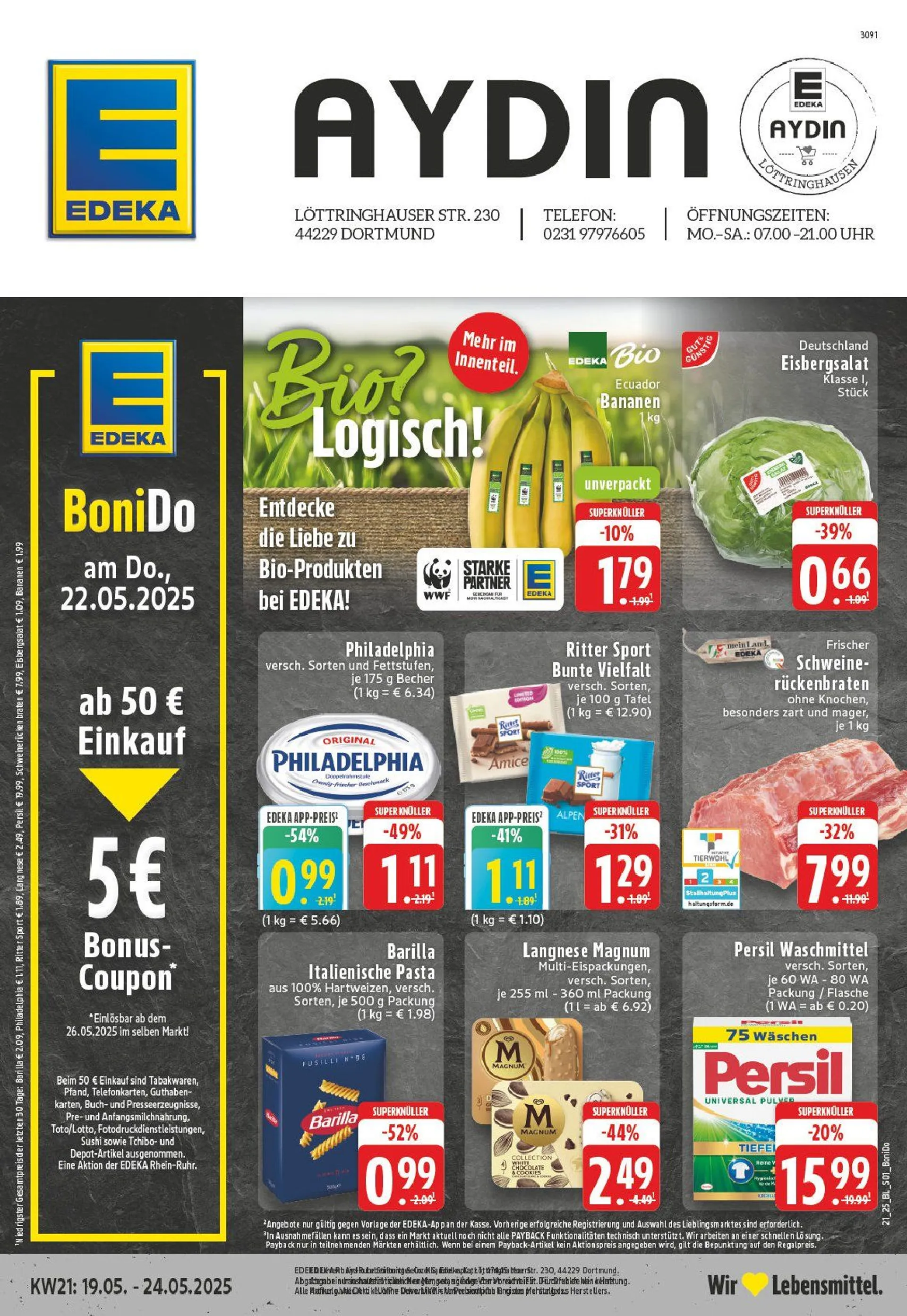 Edeka Prospekt von 19. Mai bis 24. Mai 2025 - Prospekt seite 