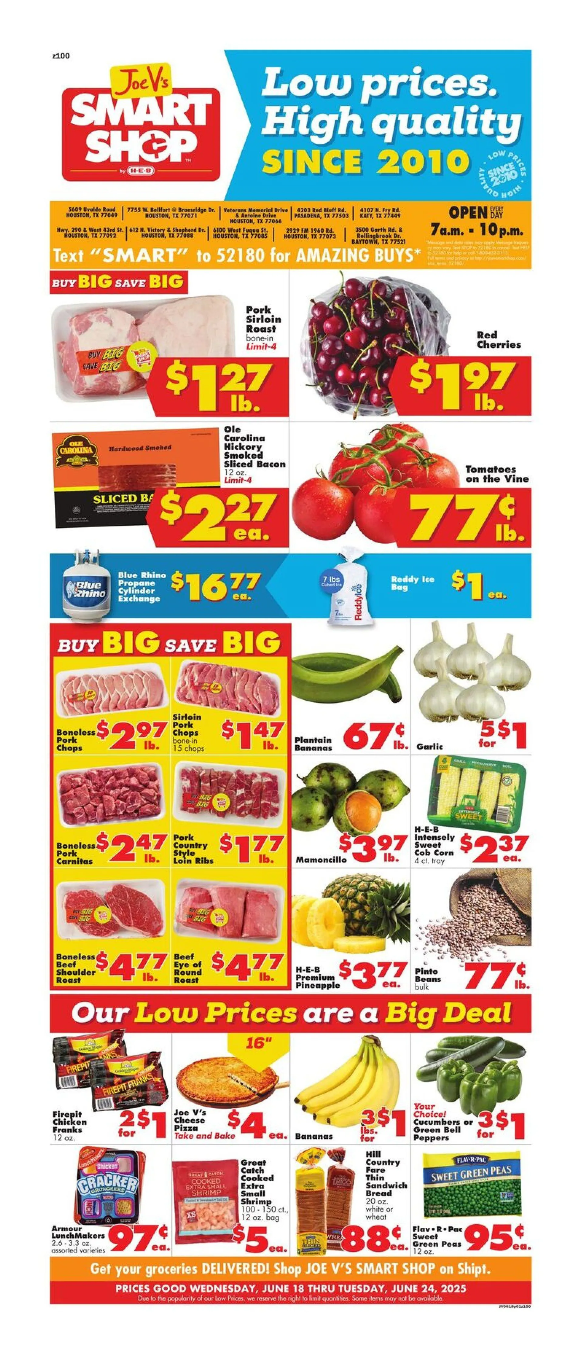 Weekly ad Joe V's Smart Shop sales from June 18 to June 24 2025 - Page 1