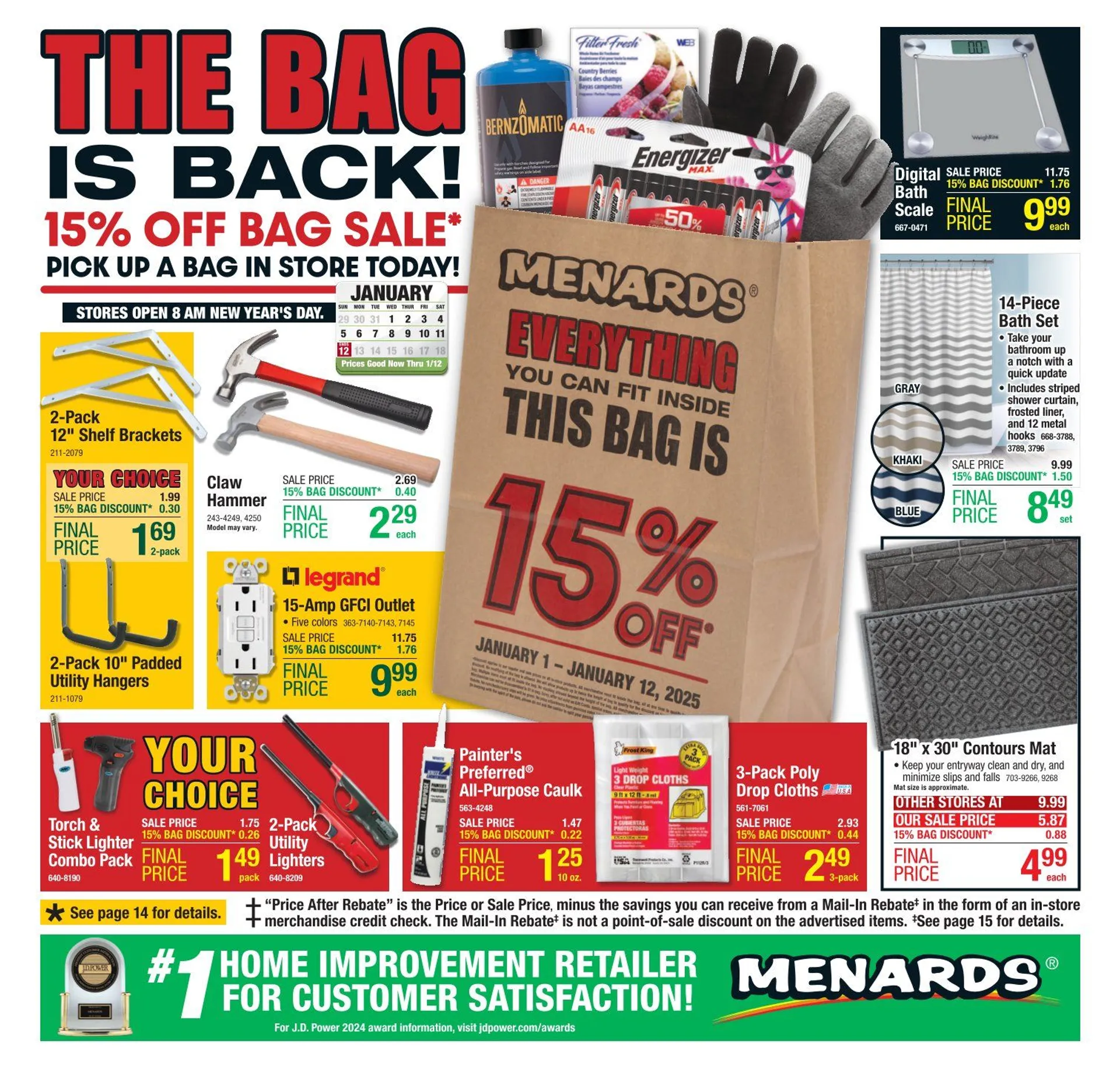 Weekly ad Menards Sales from January 6 to January 12 2025 - Page 