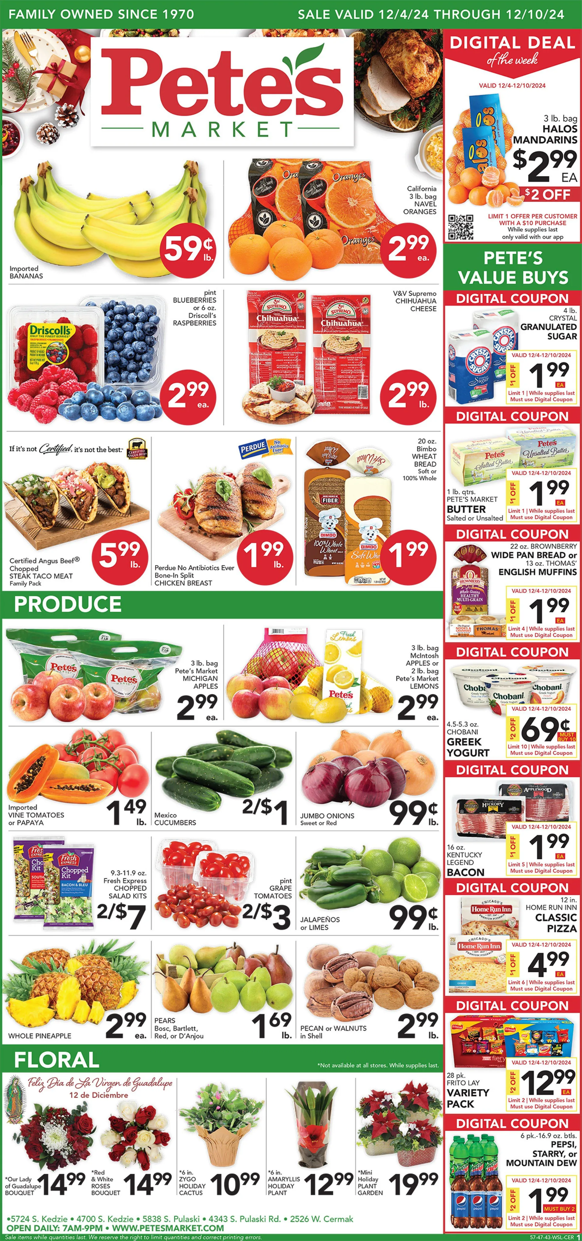 Weekly ad Pete's Fresh Market Weekly Ad from December 4 to December 10 2024 - Page 