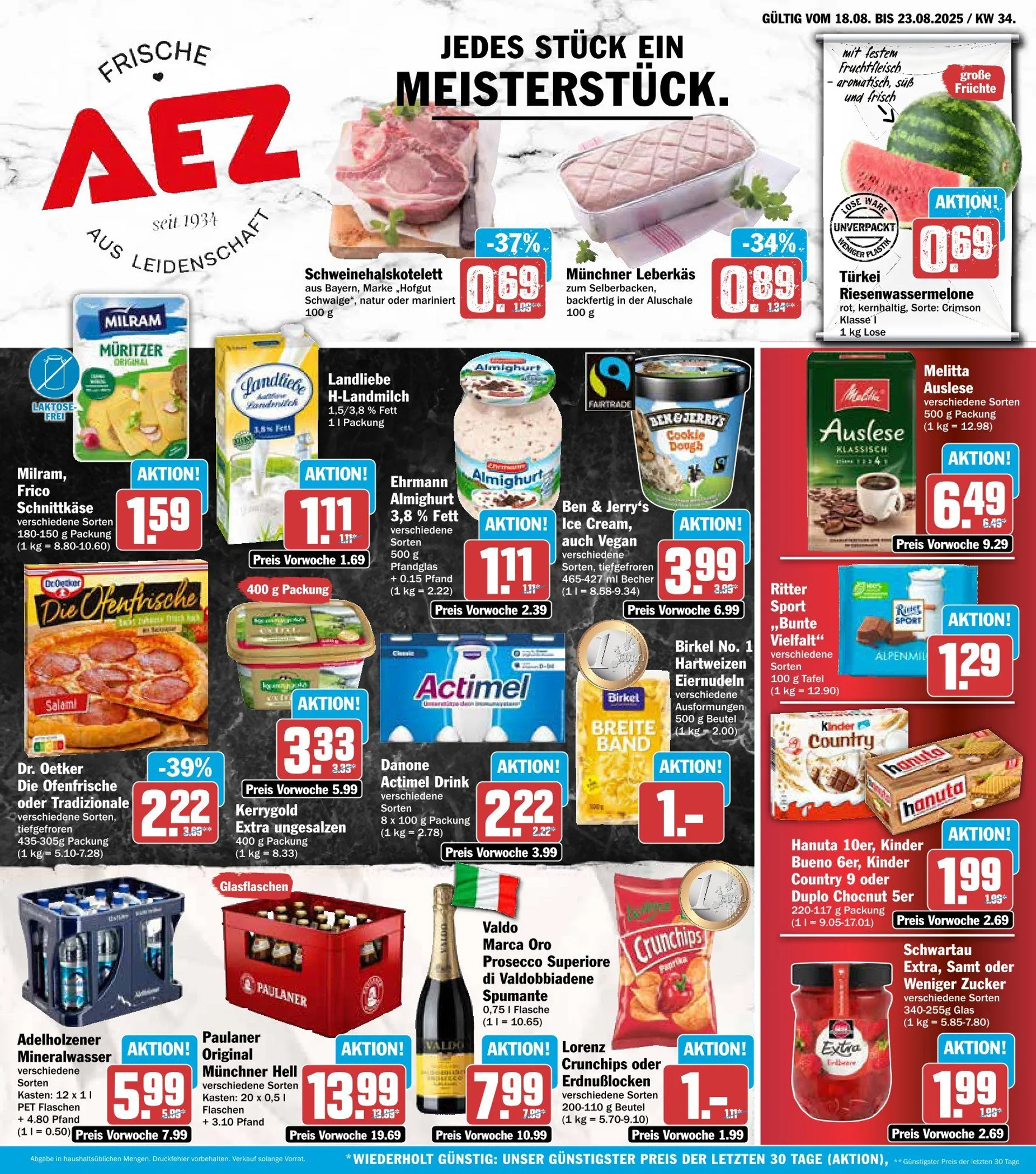 AEZ Prospekte - Aktuelle Angebote von 18. August bis 23. August 2025 - Prospekt seite 1