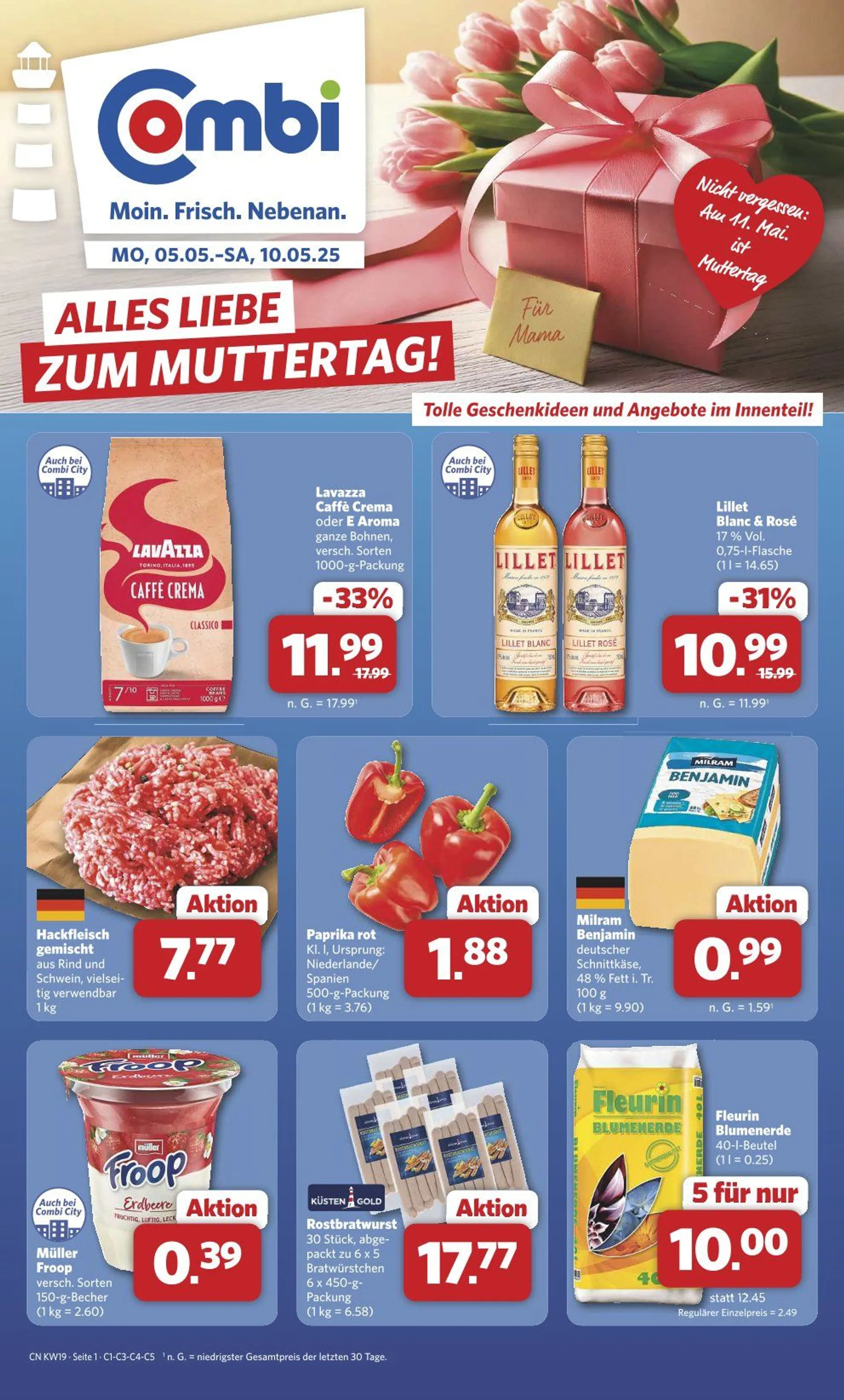 Combi Prospekt von 5. Mai bis 10. Mai 2025 - Prospekt seite 