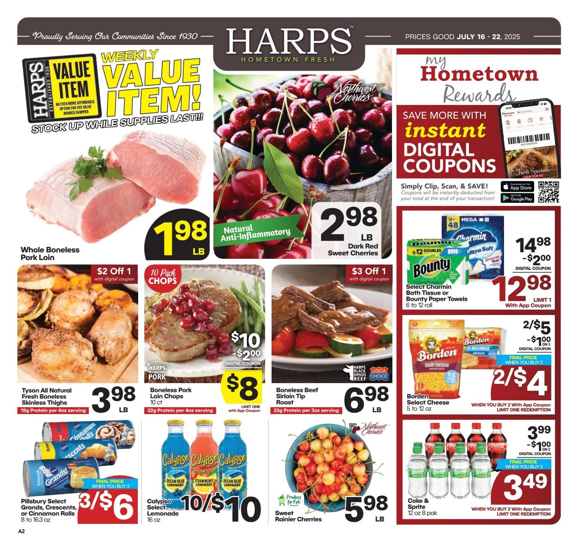 Weekly ad Harps Foods weekly ads from July 16 to July 22 2025 - Page 1