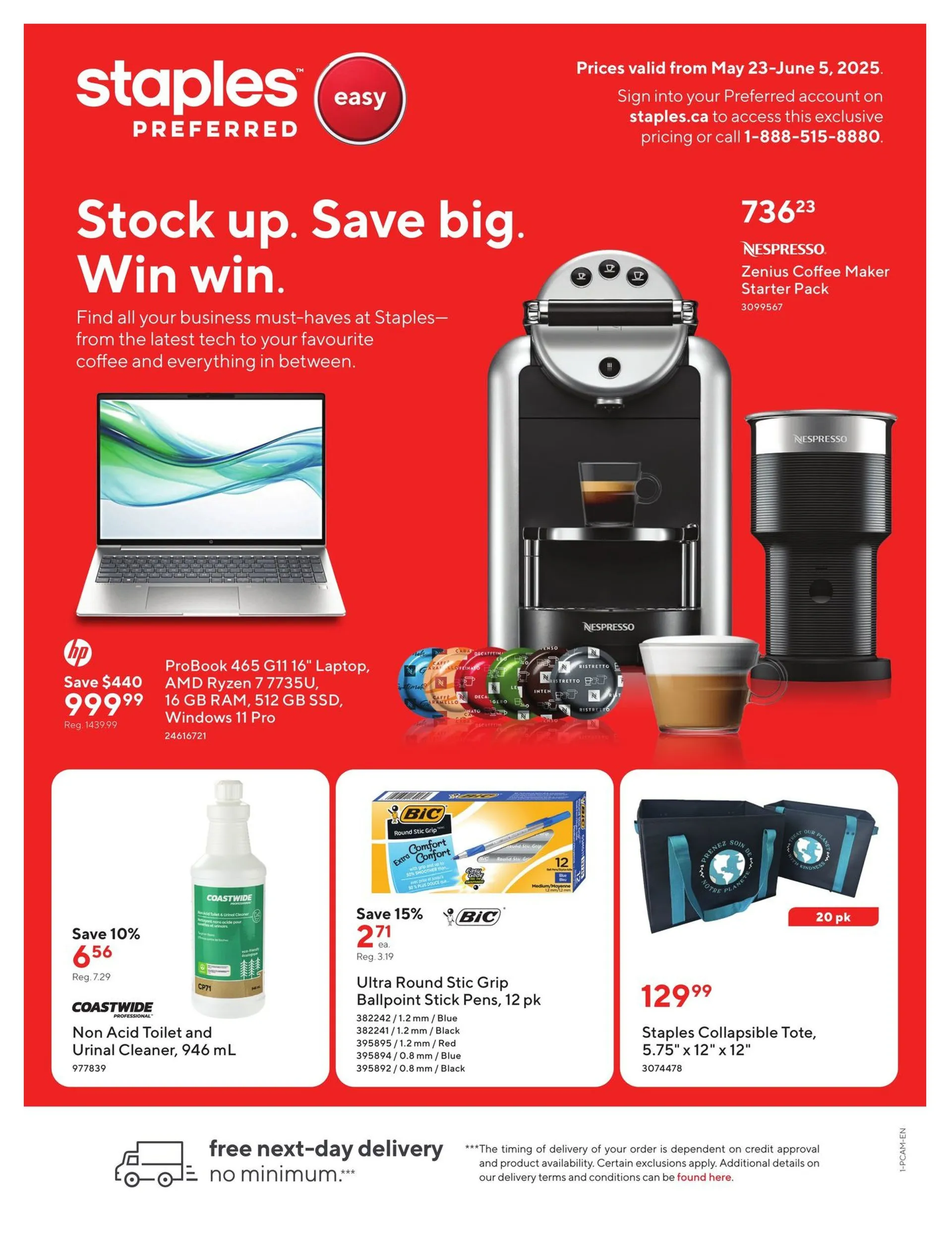 Flyer from May 24 to June 5 2025 - flyer page 1
