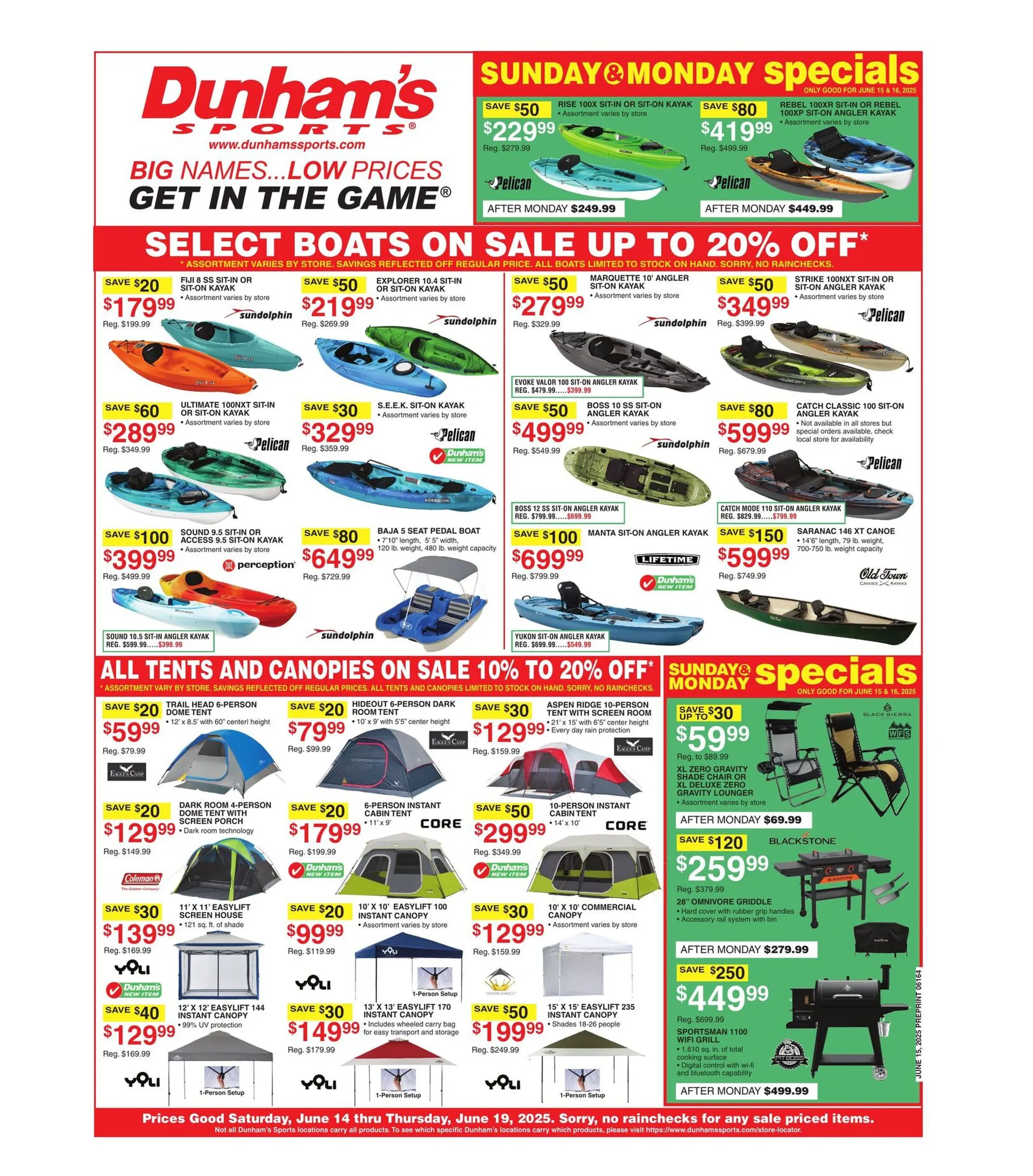 Weekly ad Dunham's Sports Deals from June 17 to June 19 2025 - Page 1