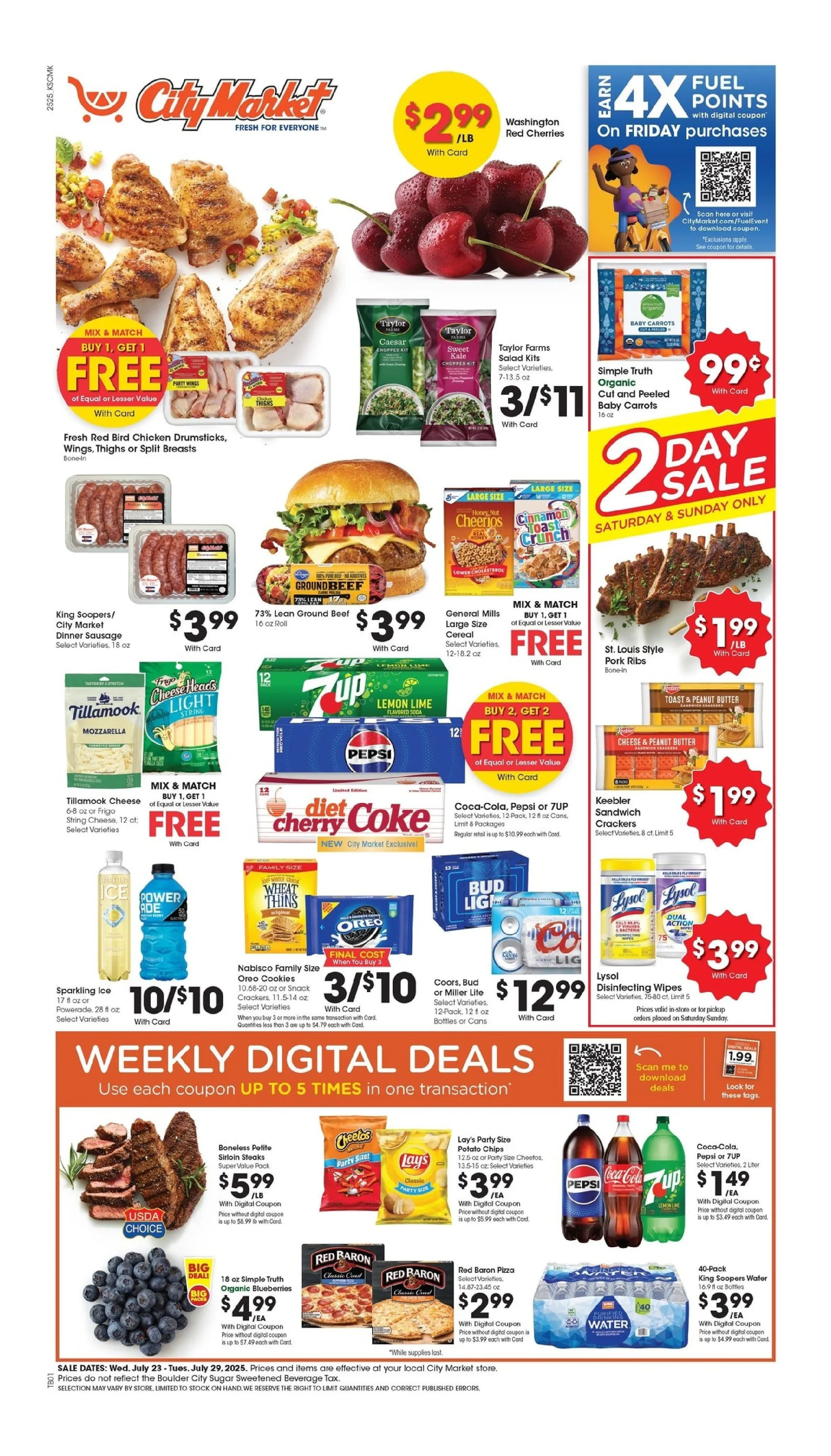 Weekly ad City Market Sales from July 23 to July 29 2025 - Page 1