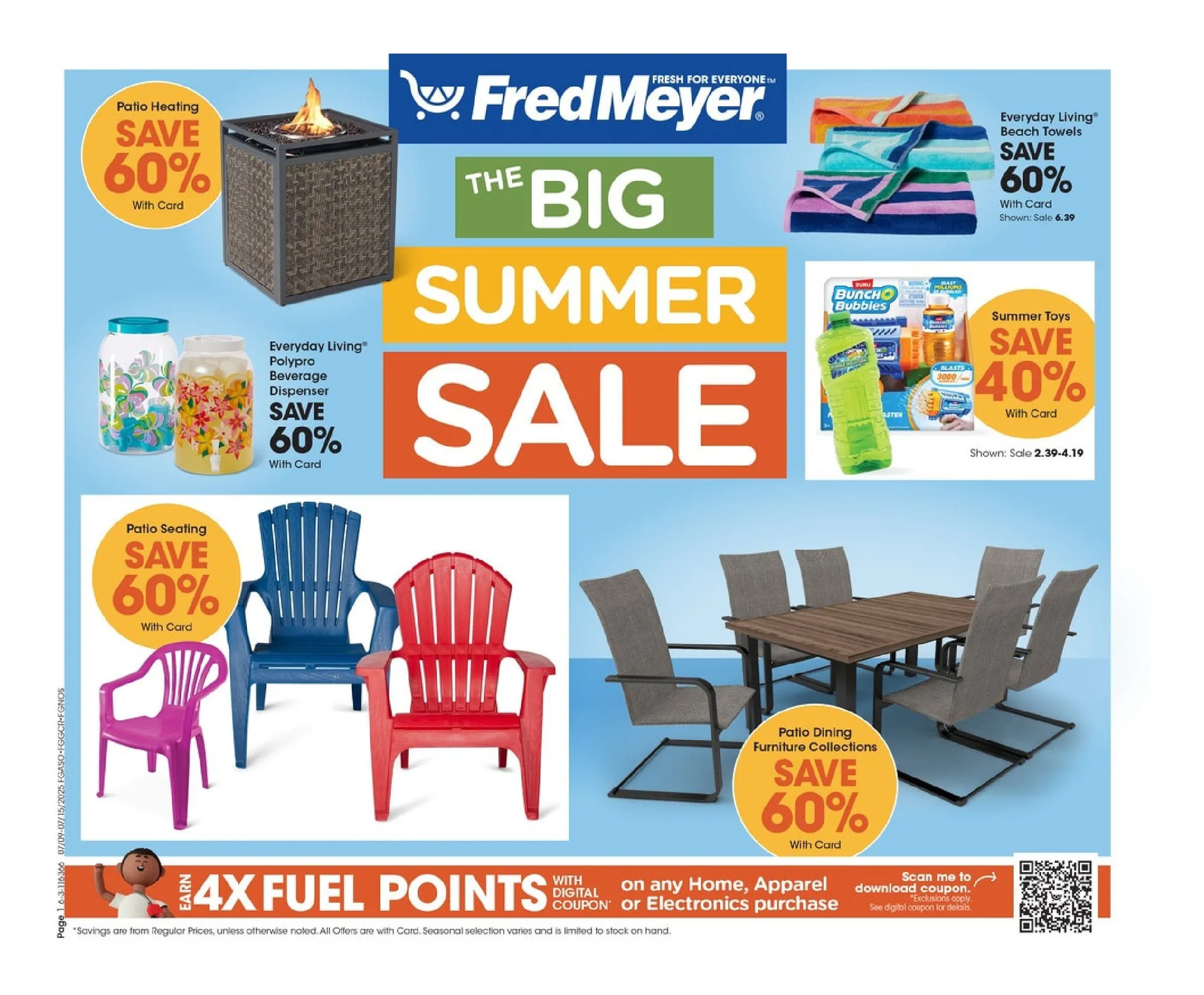 Weekly ad Fred Meyer Sales from July 9 to July 15 2025 - Page 1