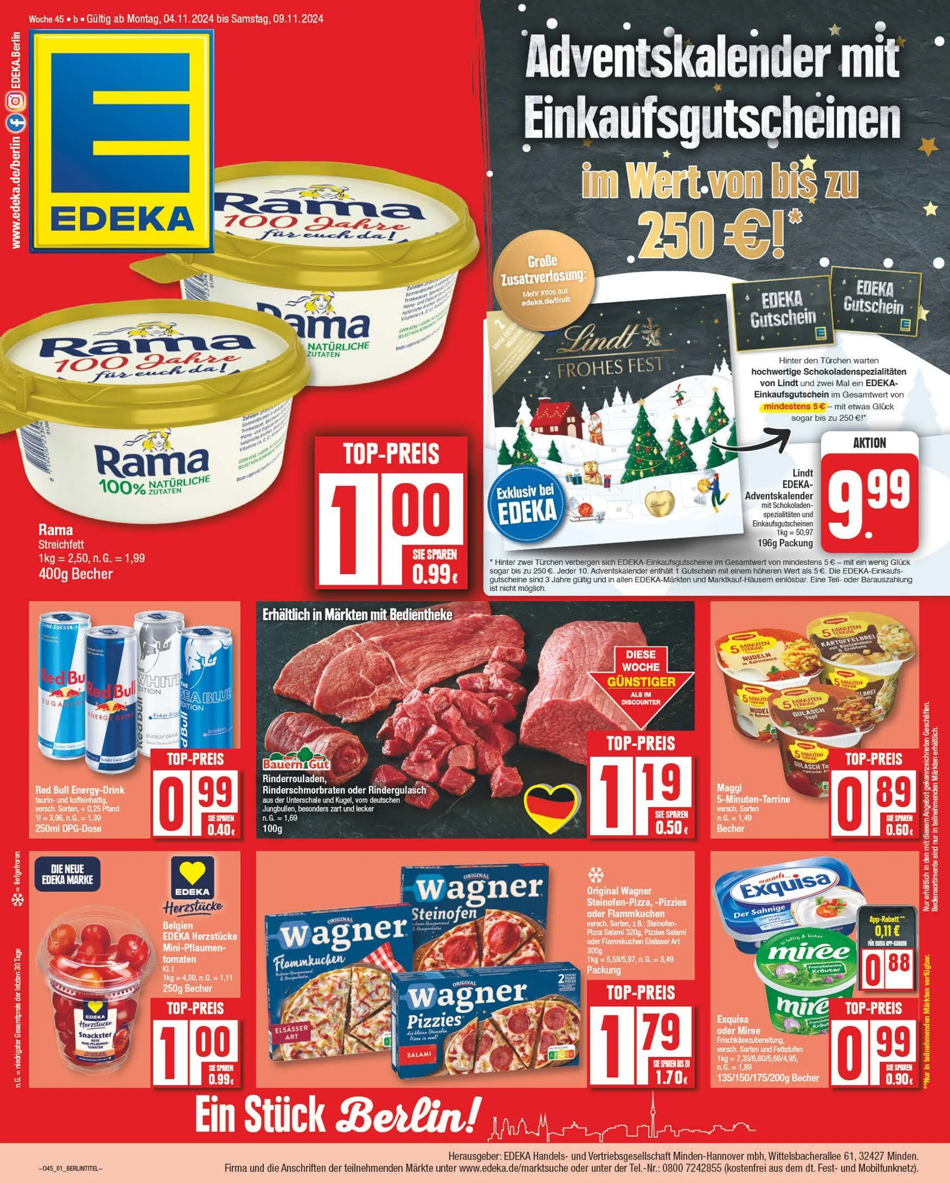 Edeka Prospekt von 4. November bis 9. November 2024 - Prospekt seite 