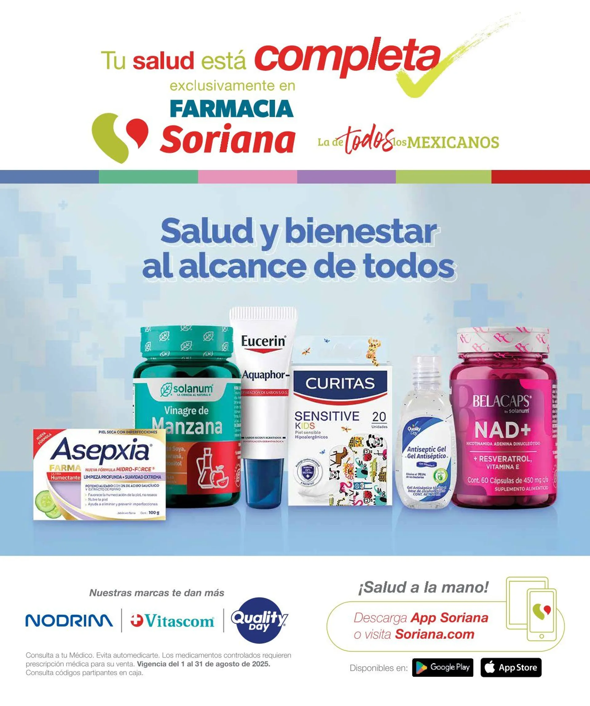 Catálogo de Soriana Ofertas Farmacia del Mes 1 de agosto al 31 de agosto 2025 - Pagina 
