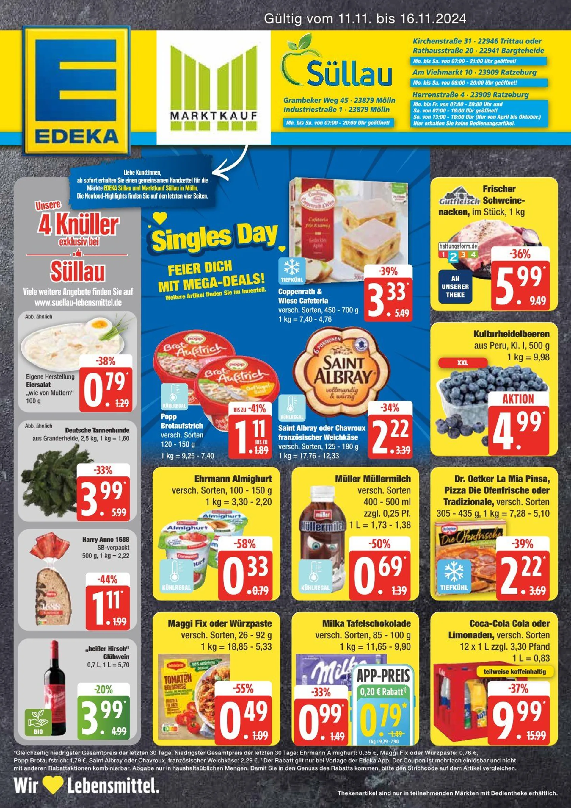 Edeka Prospekt von 11. November bis 16. November 2024 - Prospekt seite 