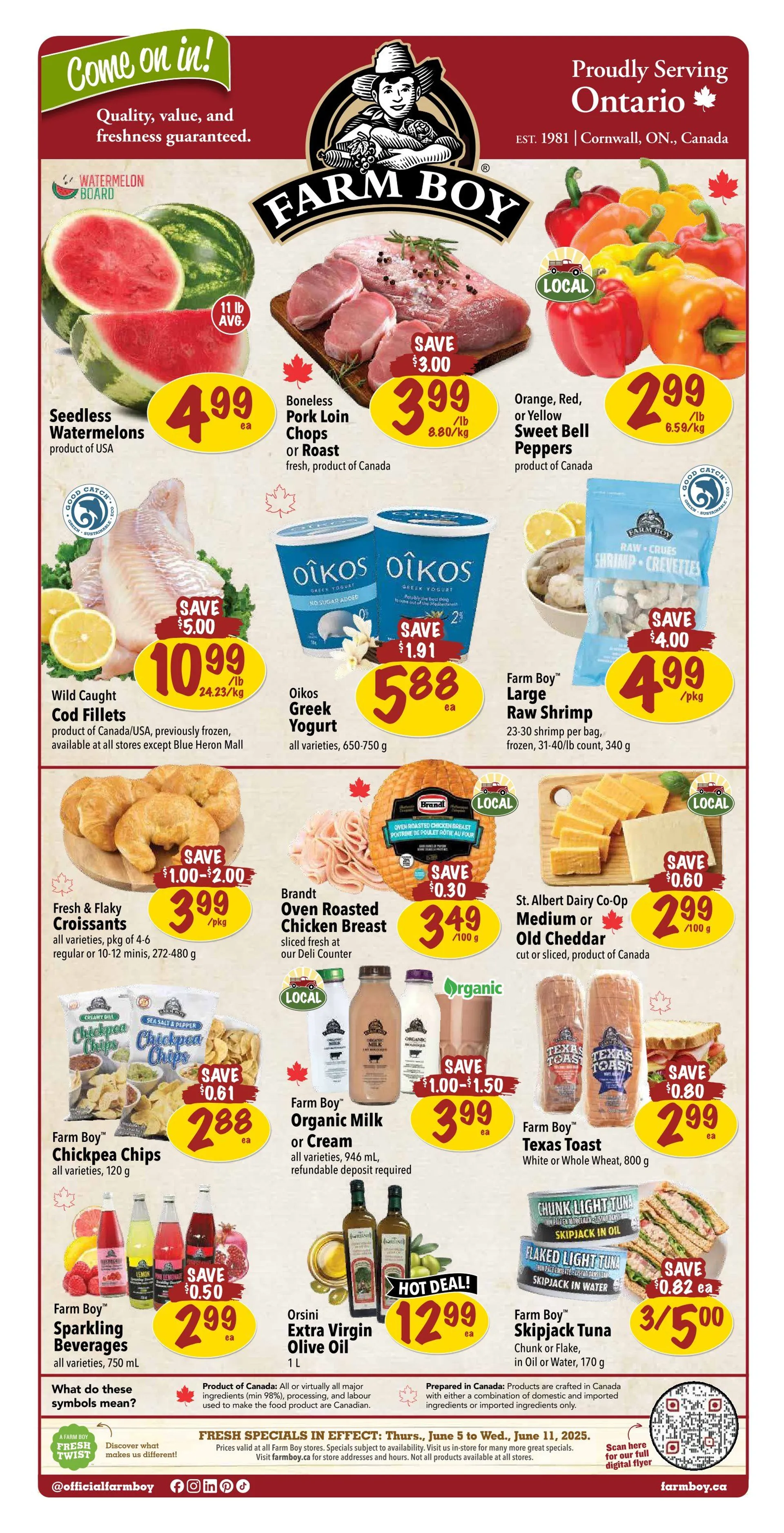 Farm Boy Deals from June 5 to June 11 2025 - flyer page 1