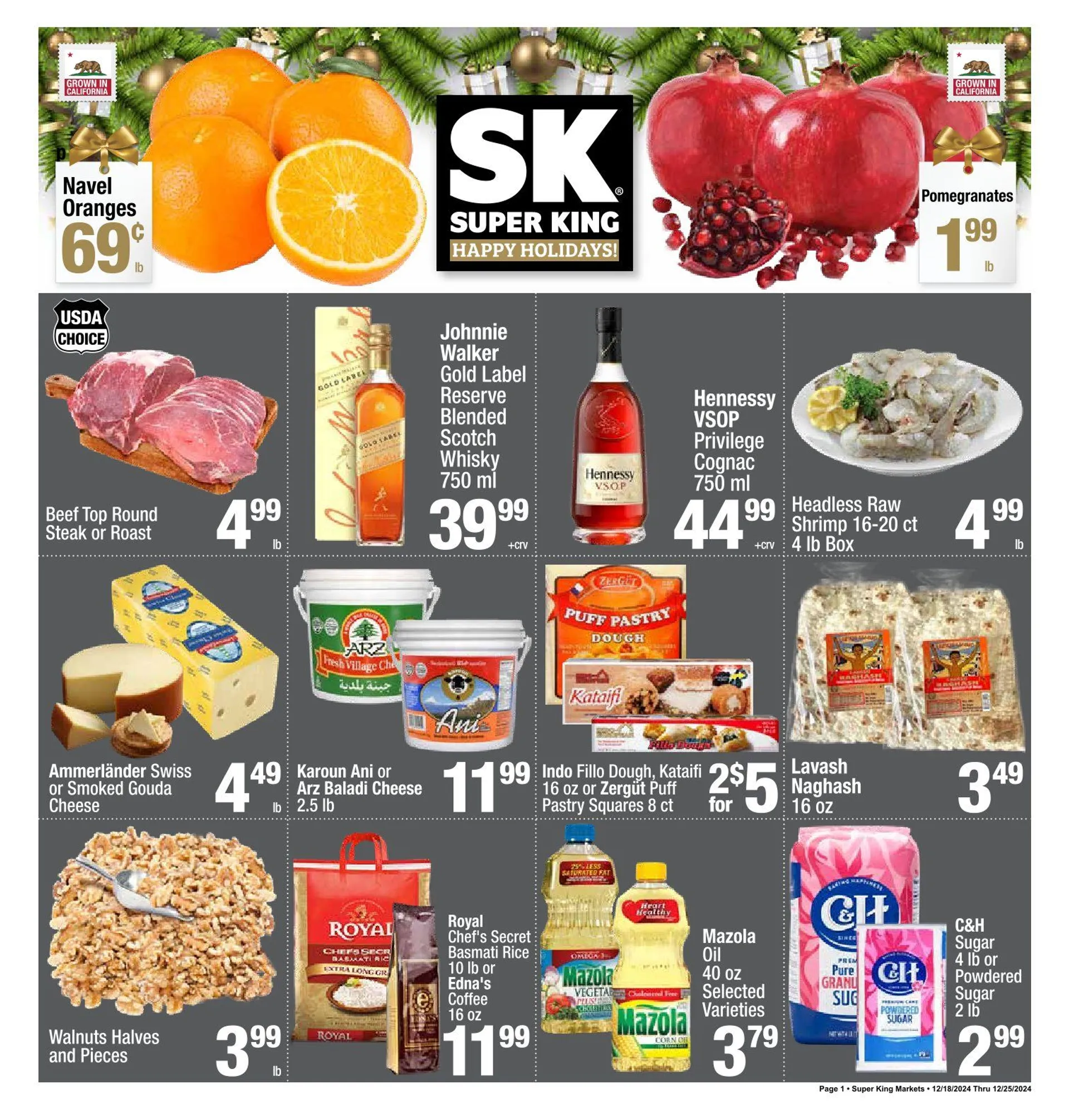 Weekly ad Super King Markets Deals from December 18 to December 25 2024 - Page 