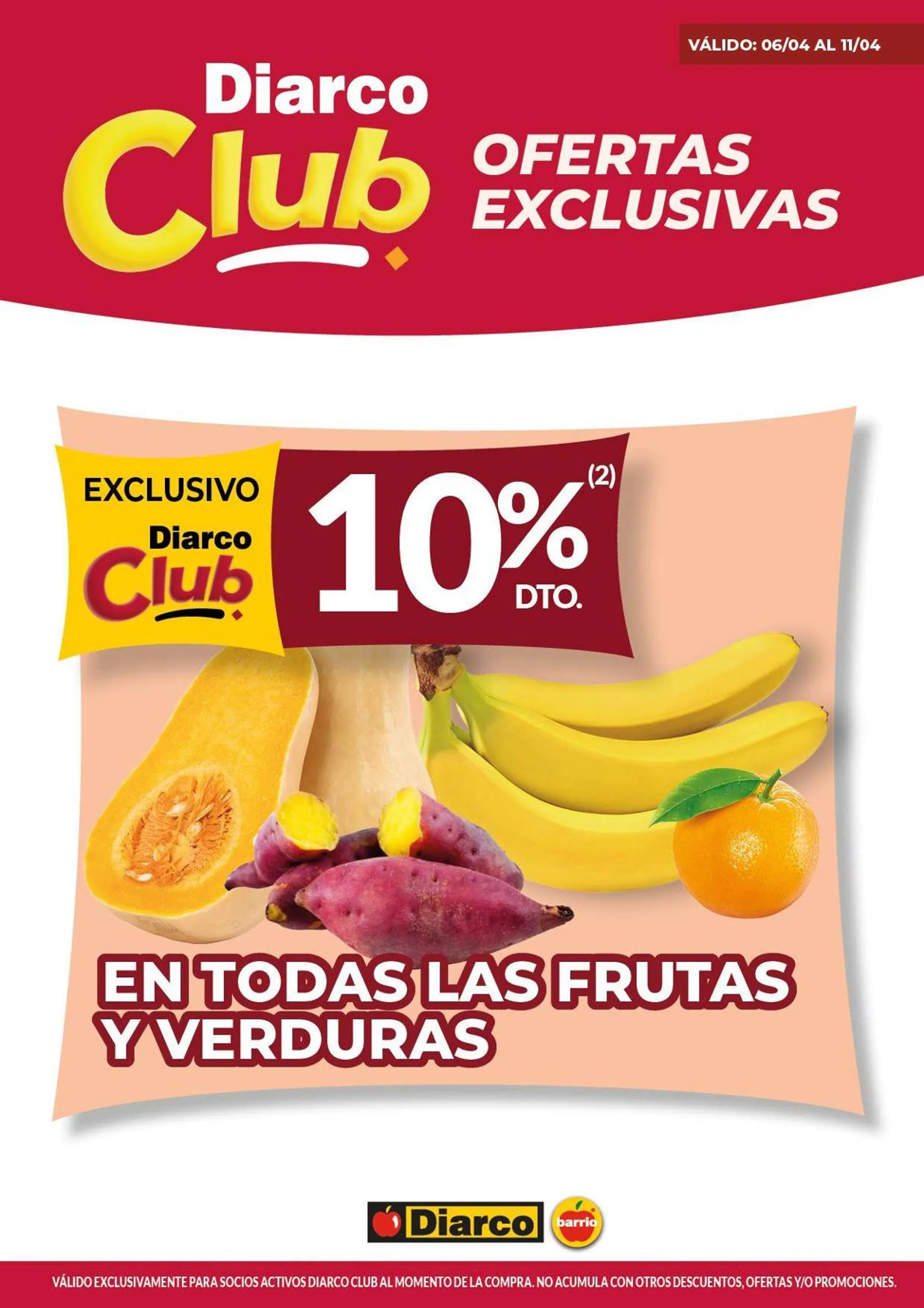 Ofertas de Diarco Ofertas especial verduleria 4 de abril al 11 de abril 2025 - Página  del catálogo