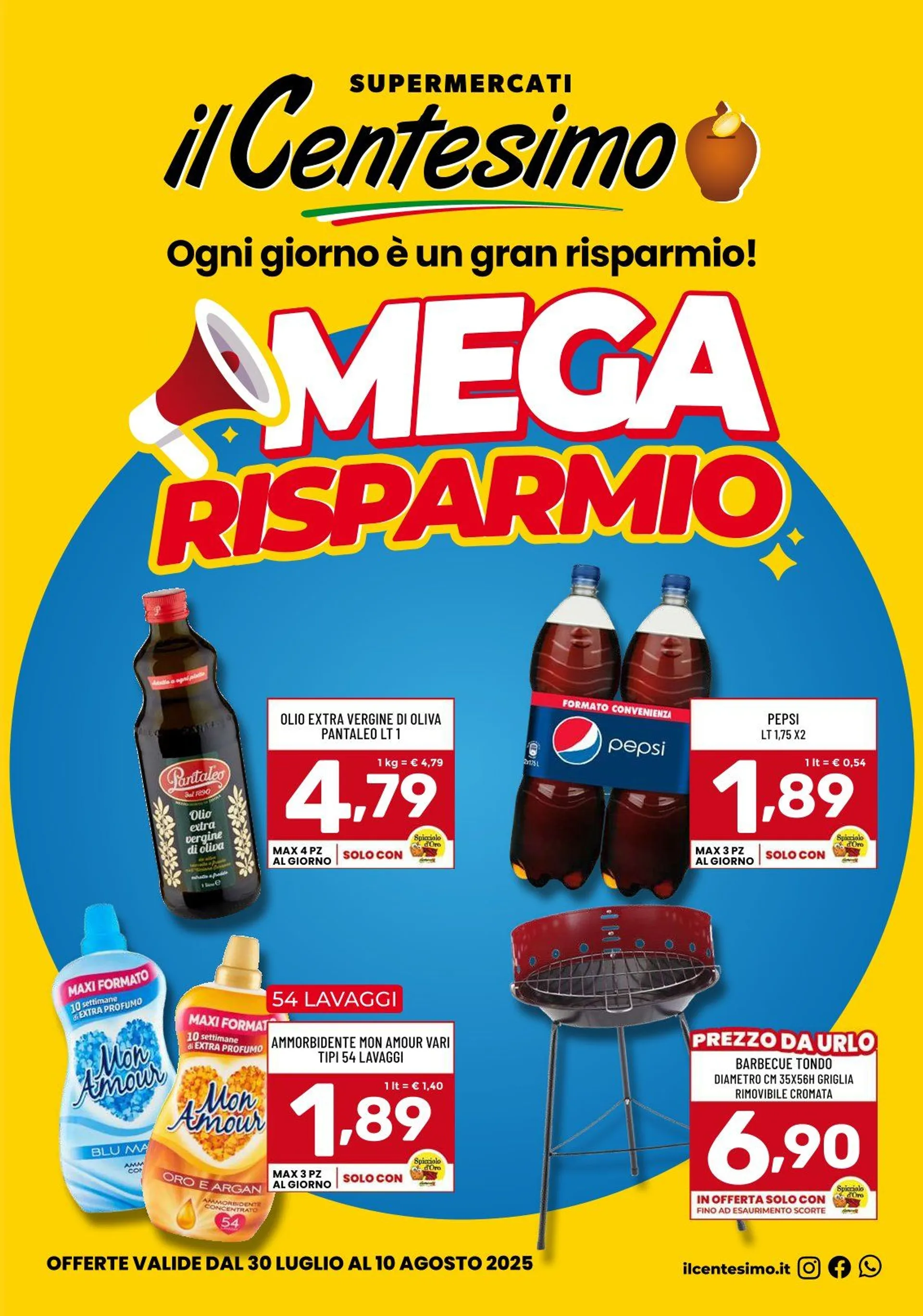 Volantini Il Centesimo da 30 luglio a 10 agosto di 2025 - Pagina del volantino 1