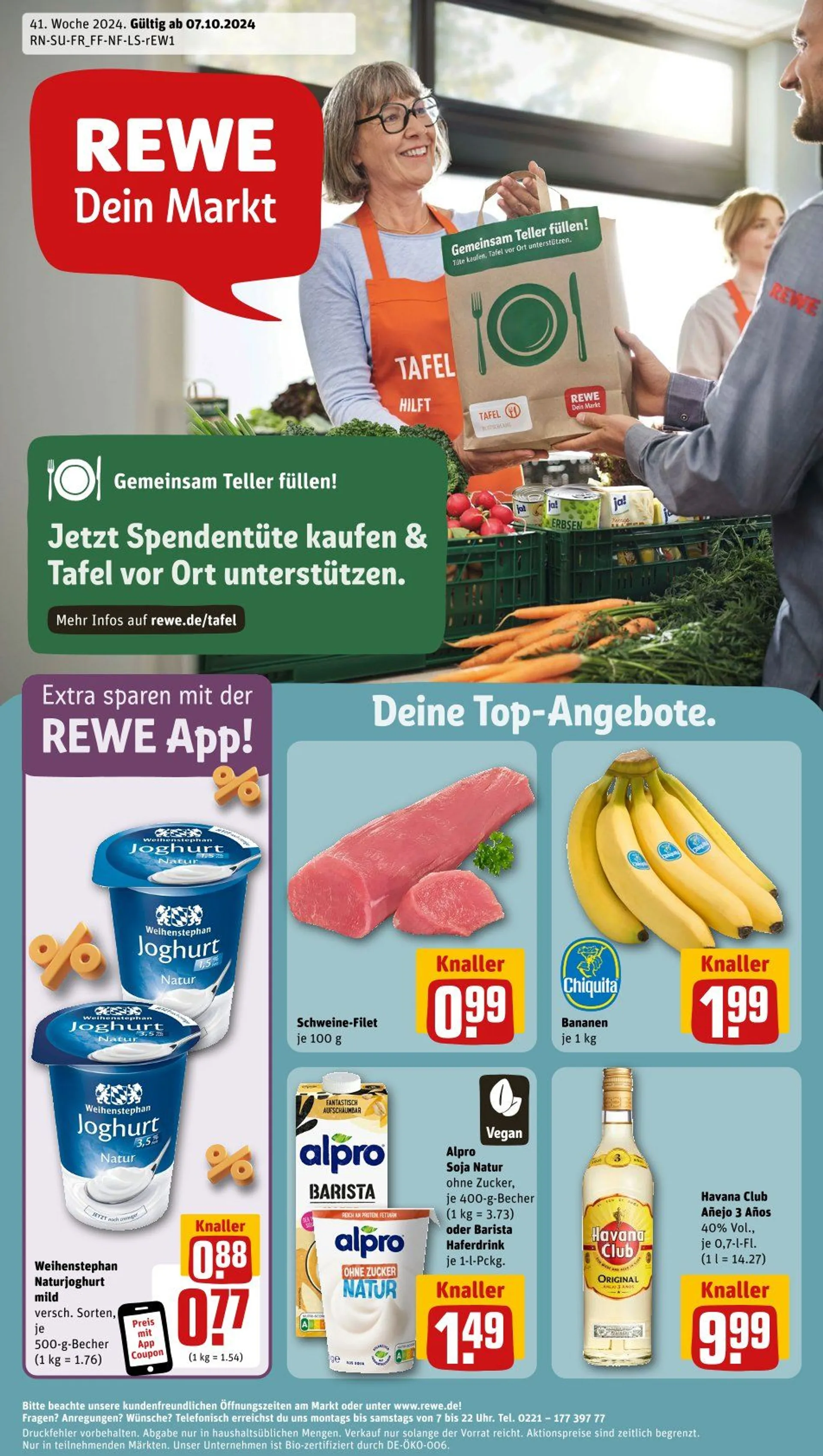 REWE Prospekt von 7. Oktober bis 12. Oktober 2024 - Prospekt seite 