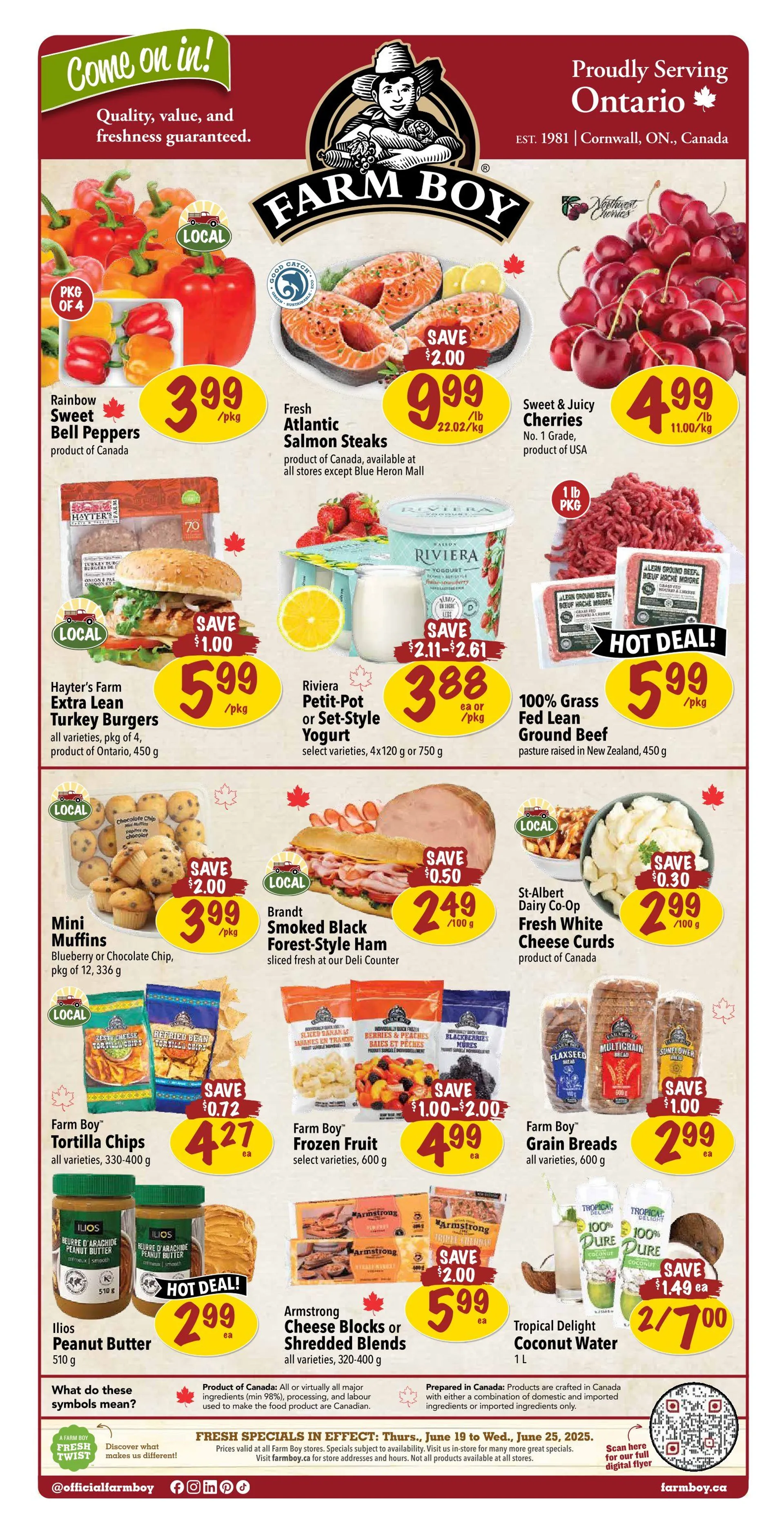 Farm Boy flyers from June 19 to June 25 2025 - flyer page 1
