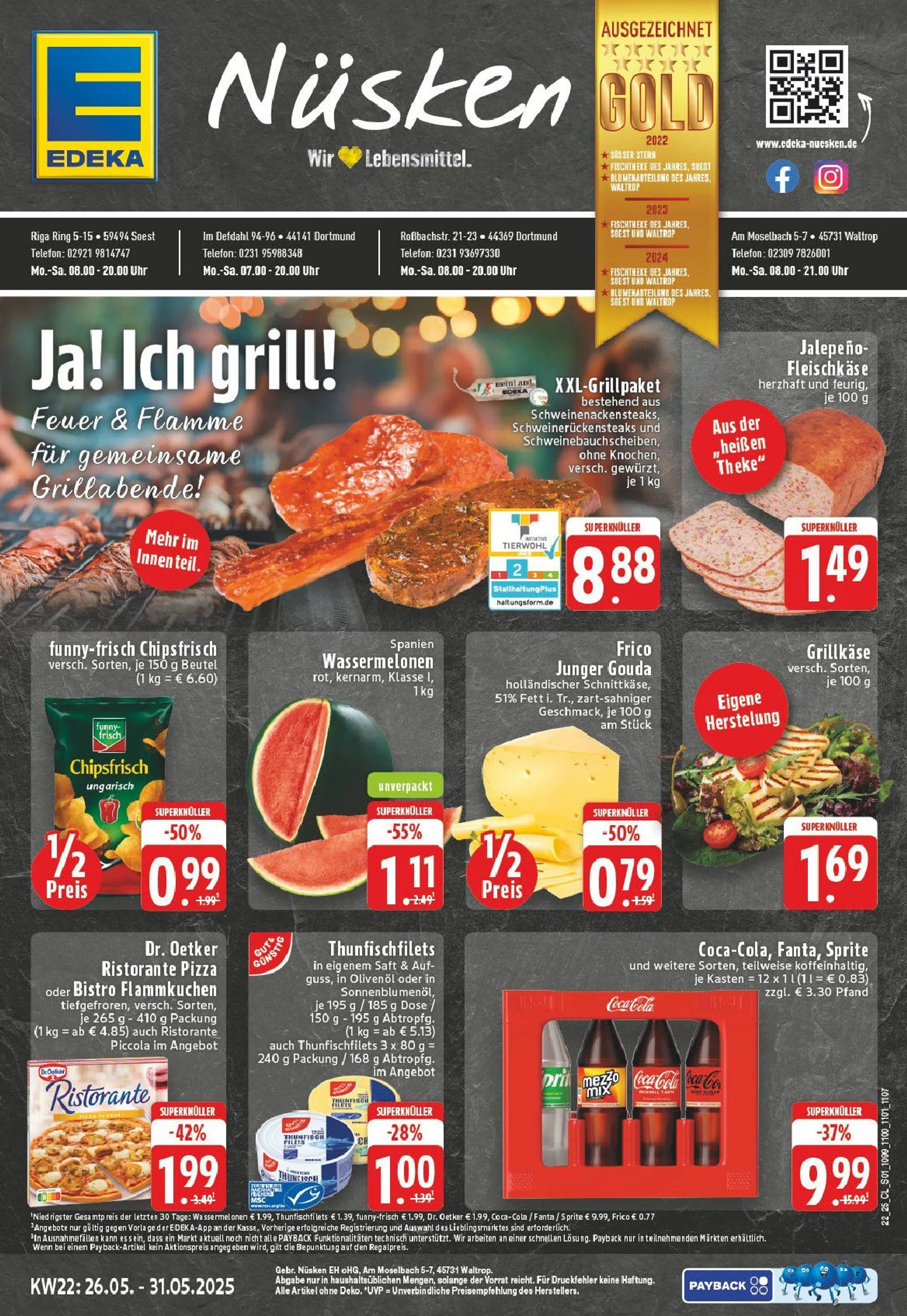 Edeka Prospekt von 26. Mai bis 31. Mai 2025 - Prospekt seite 1