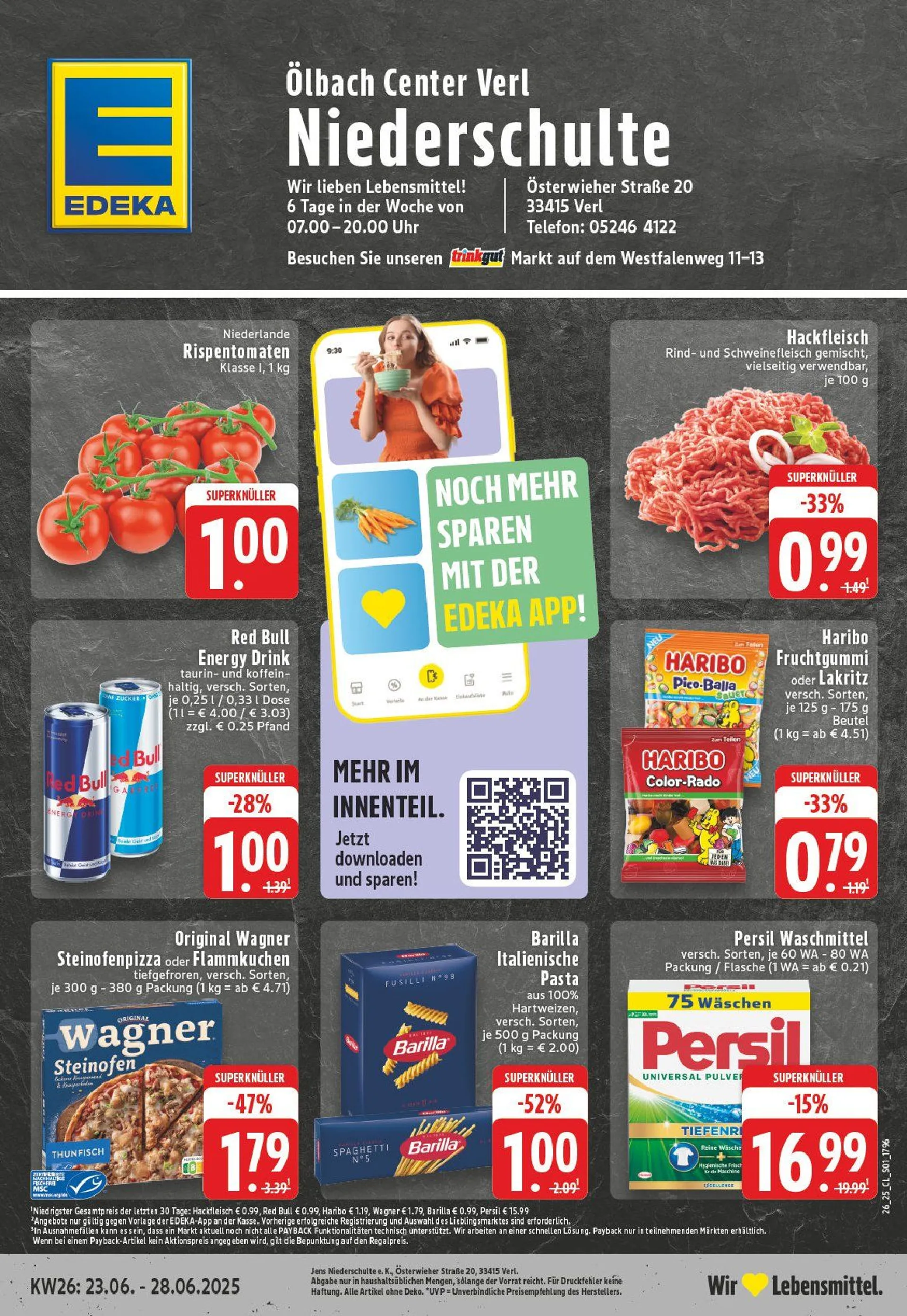 Edeka Prospekt von 22. Juni bis 28. Juni 2025 - Prospekt seite 1