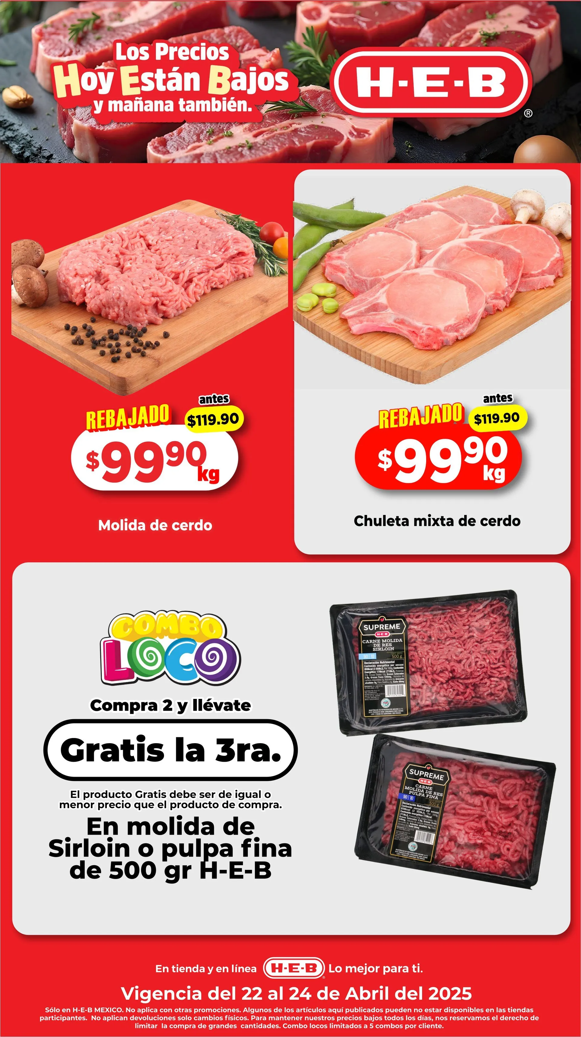 Catálogo de H-E-B Ofertas 22 de abril al 25 de abril 2025 - Pagina 