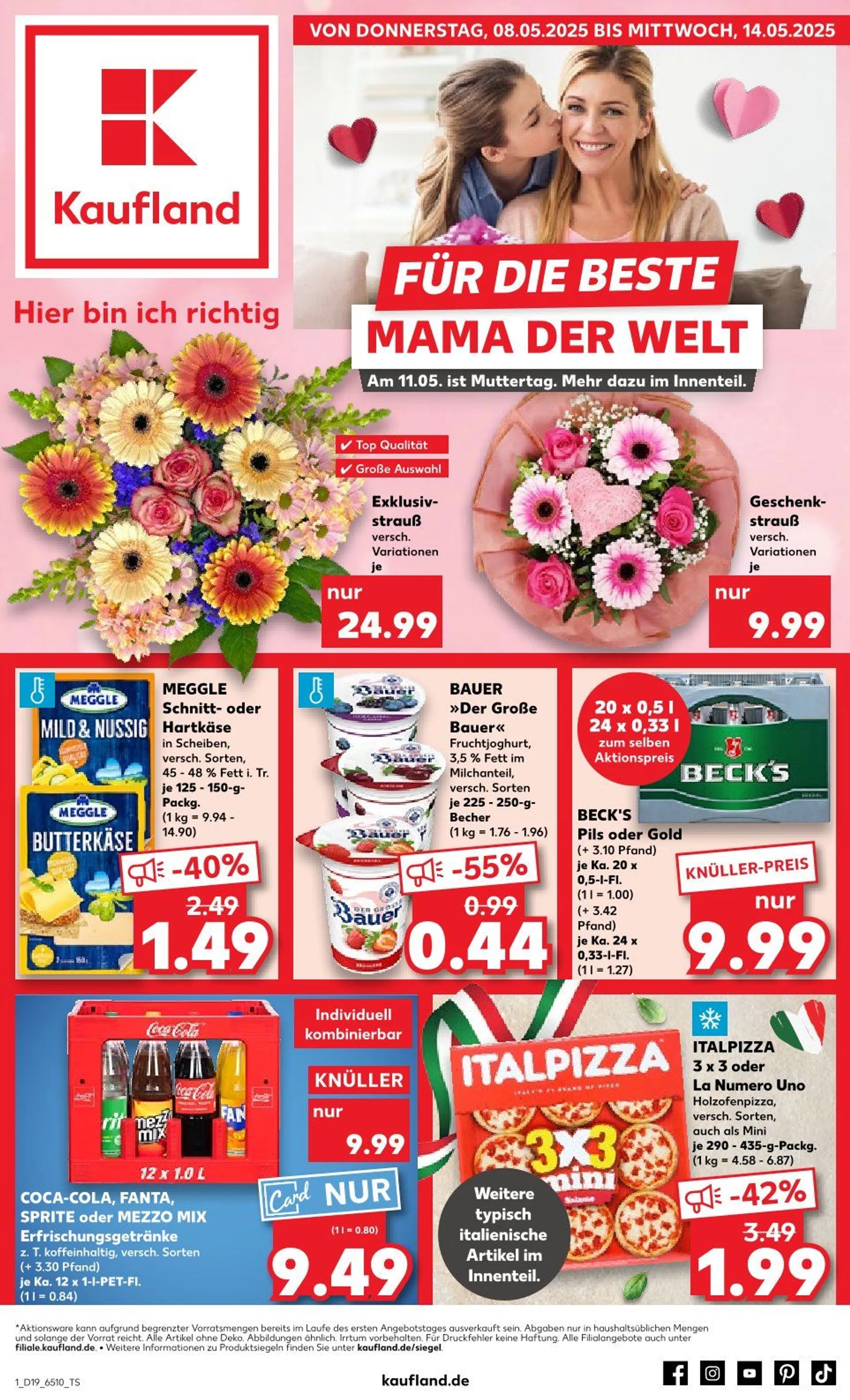 Kaufland Prospekt von 8. Mai bis 14. Mai 2025 - Prospekt seite 1