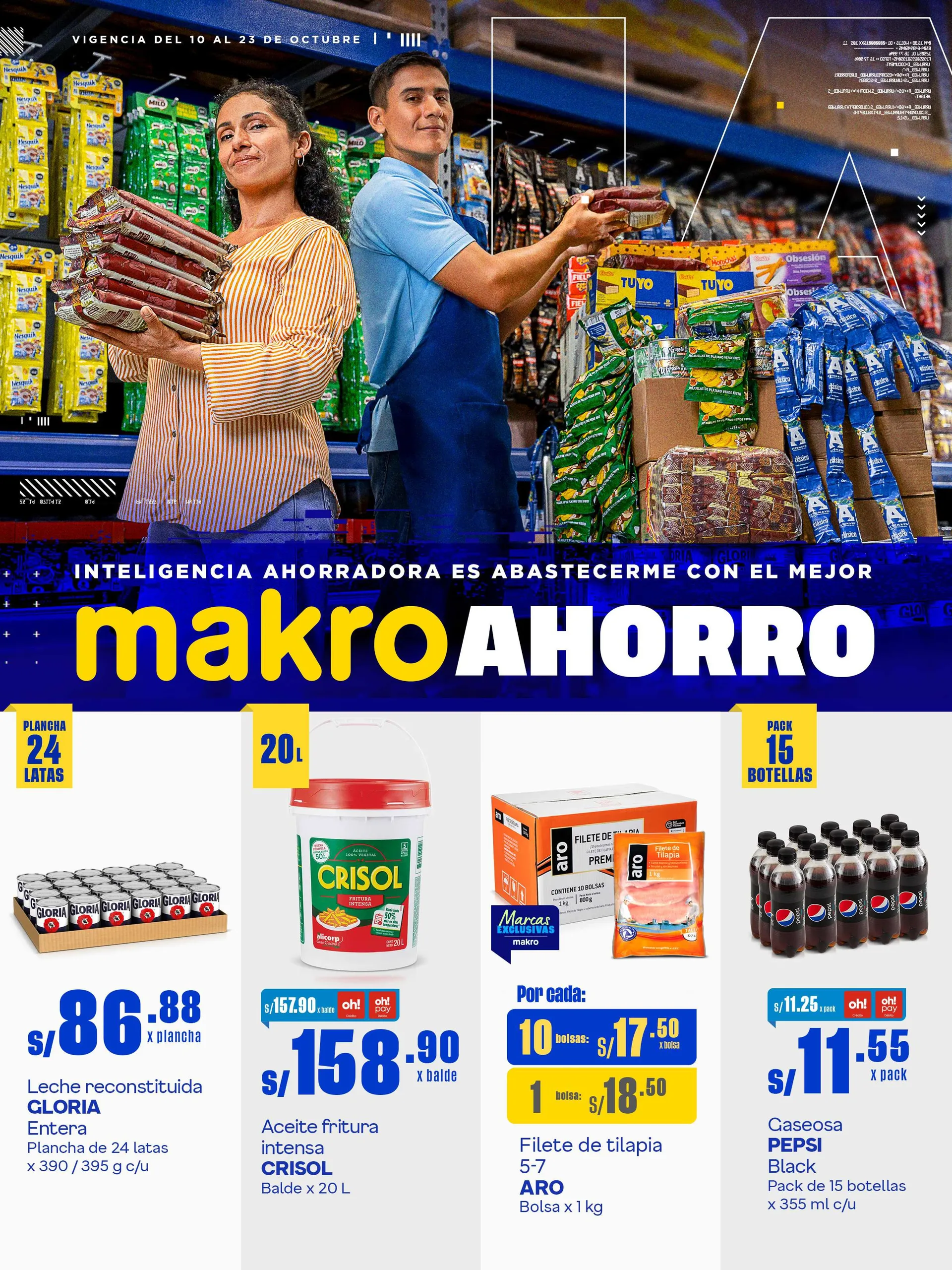 Catalogo de Makro Oferta de Folletos 10 de octubre al 23 de octubre 2024 - Pag 1