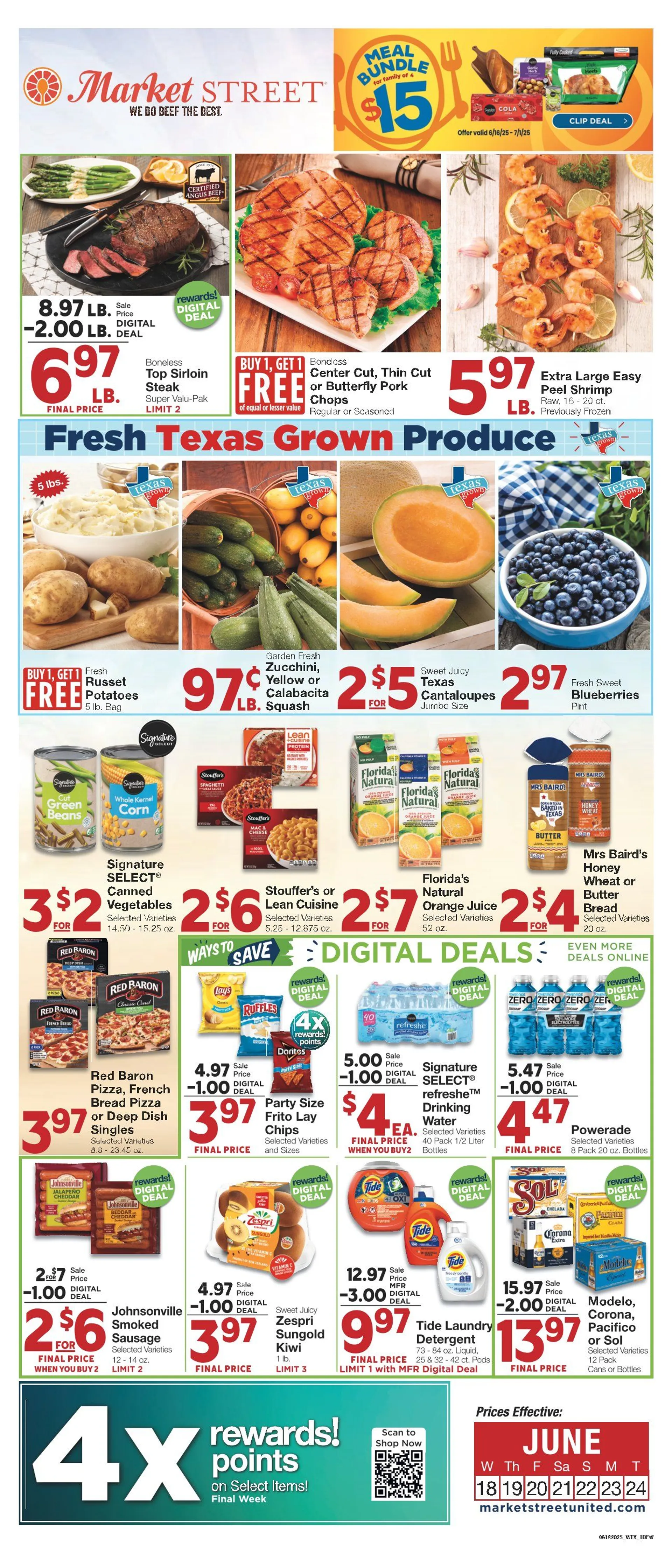 Weekly ad Market Street weekly ads from June 18 to June 24 2025 - Page 1