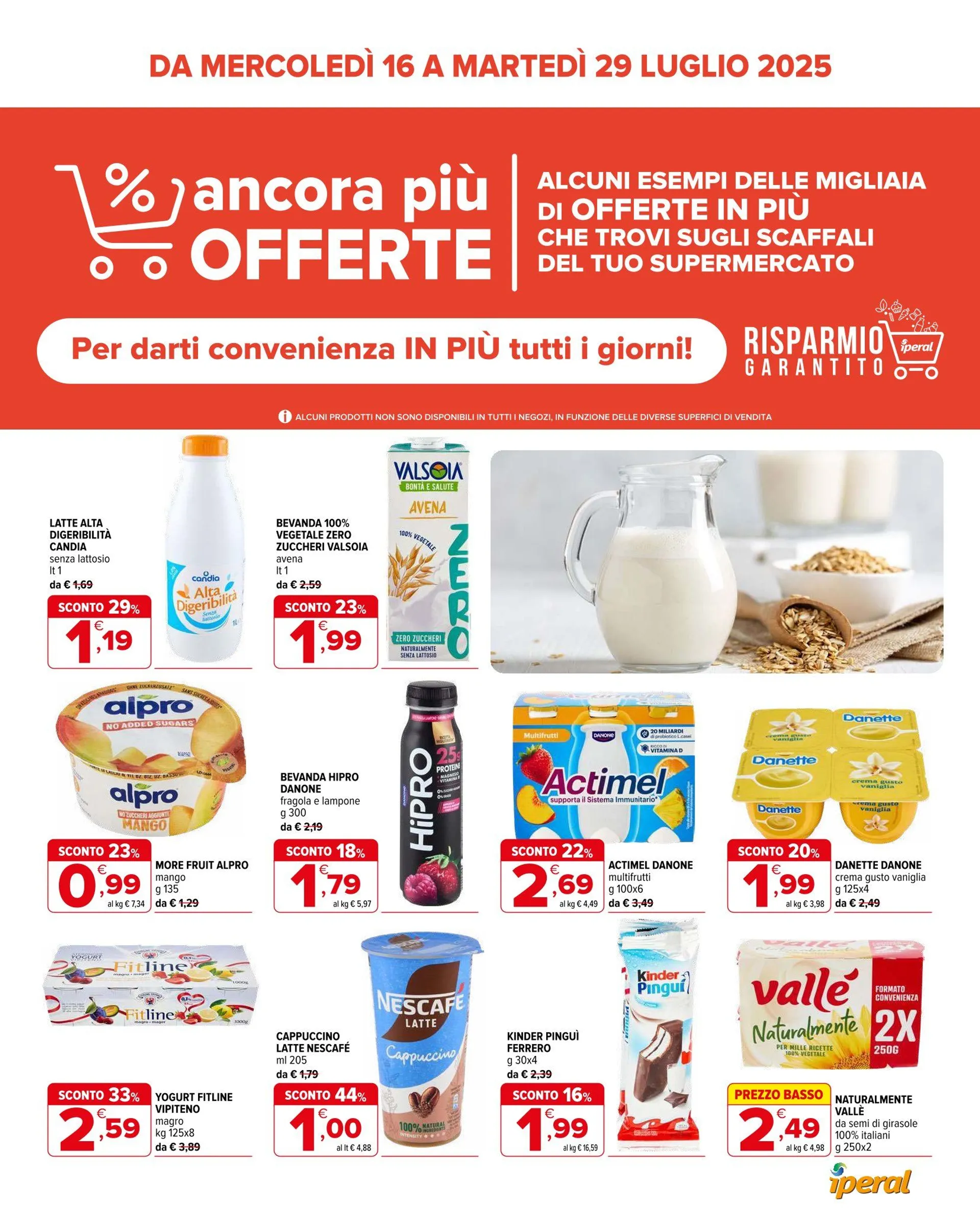 Volantini Iperal da 16 luglio a 29 luglio di 2025 - Pagina del volantino 1