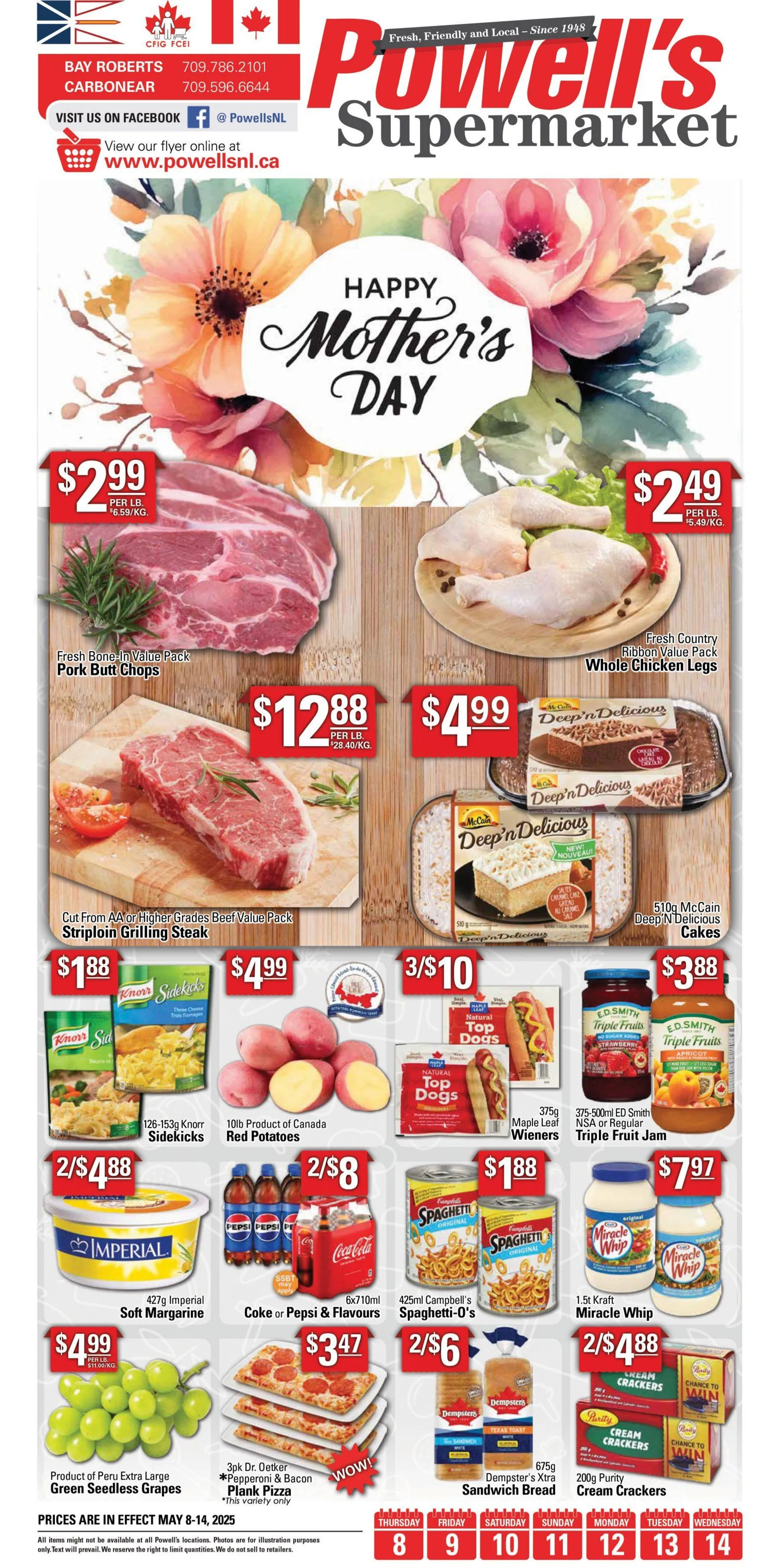 Powell's Supermarket Deals from May 8 to May 14 2025 - flyer page 