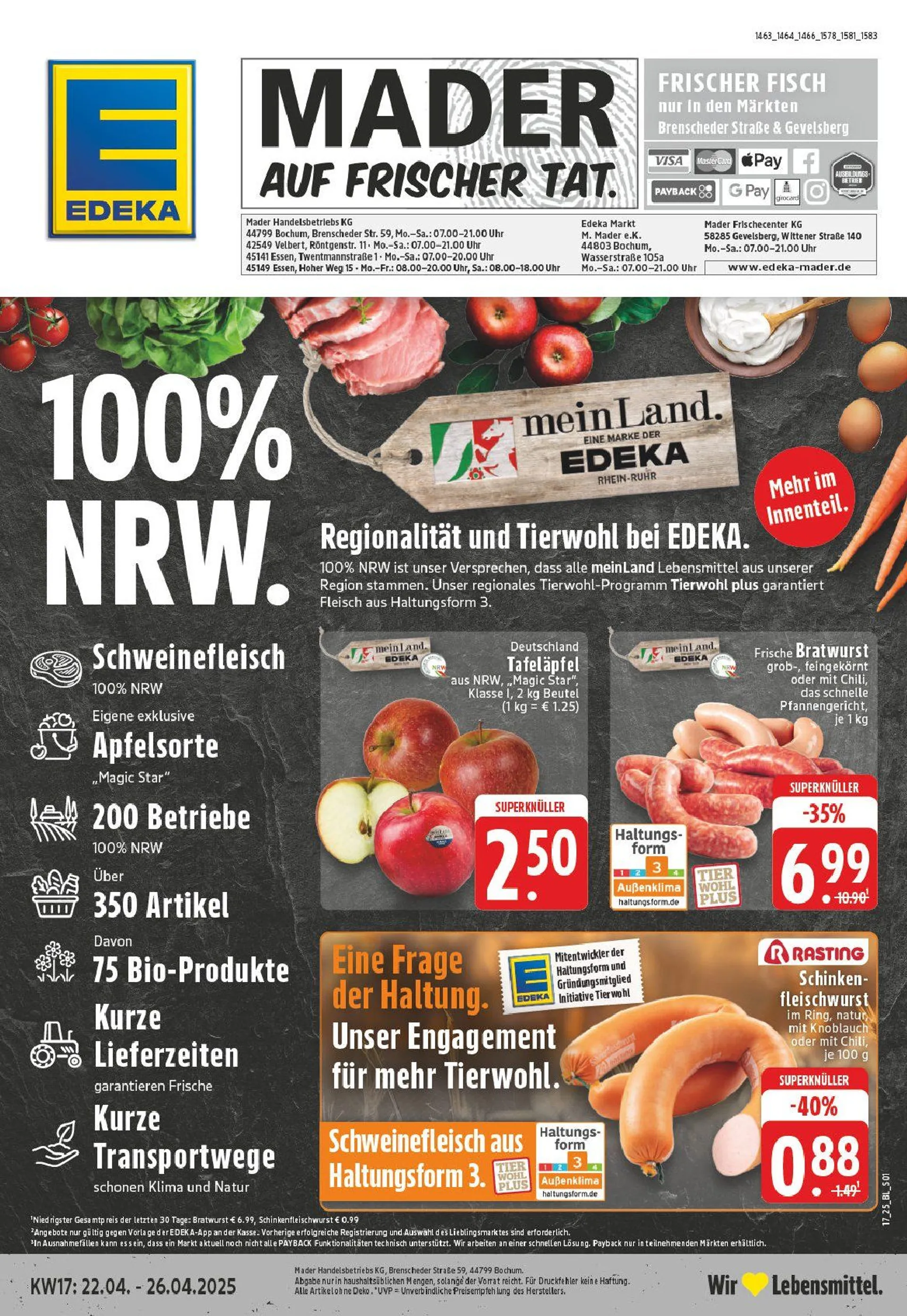 Edeka Prospekt von 21. April bis 26. April 2025 - Prospekt seite 